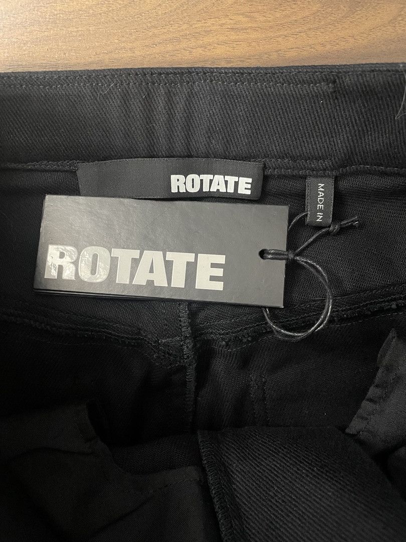 ROTATE ROTATE Womens Crystal-Embellished Pants Size 26" / US 2 / IT 38 - 6 Thumbnail
