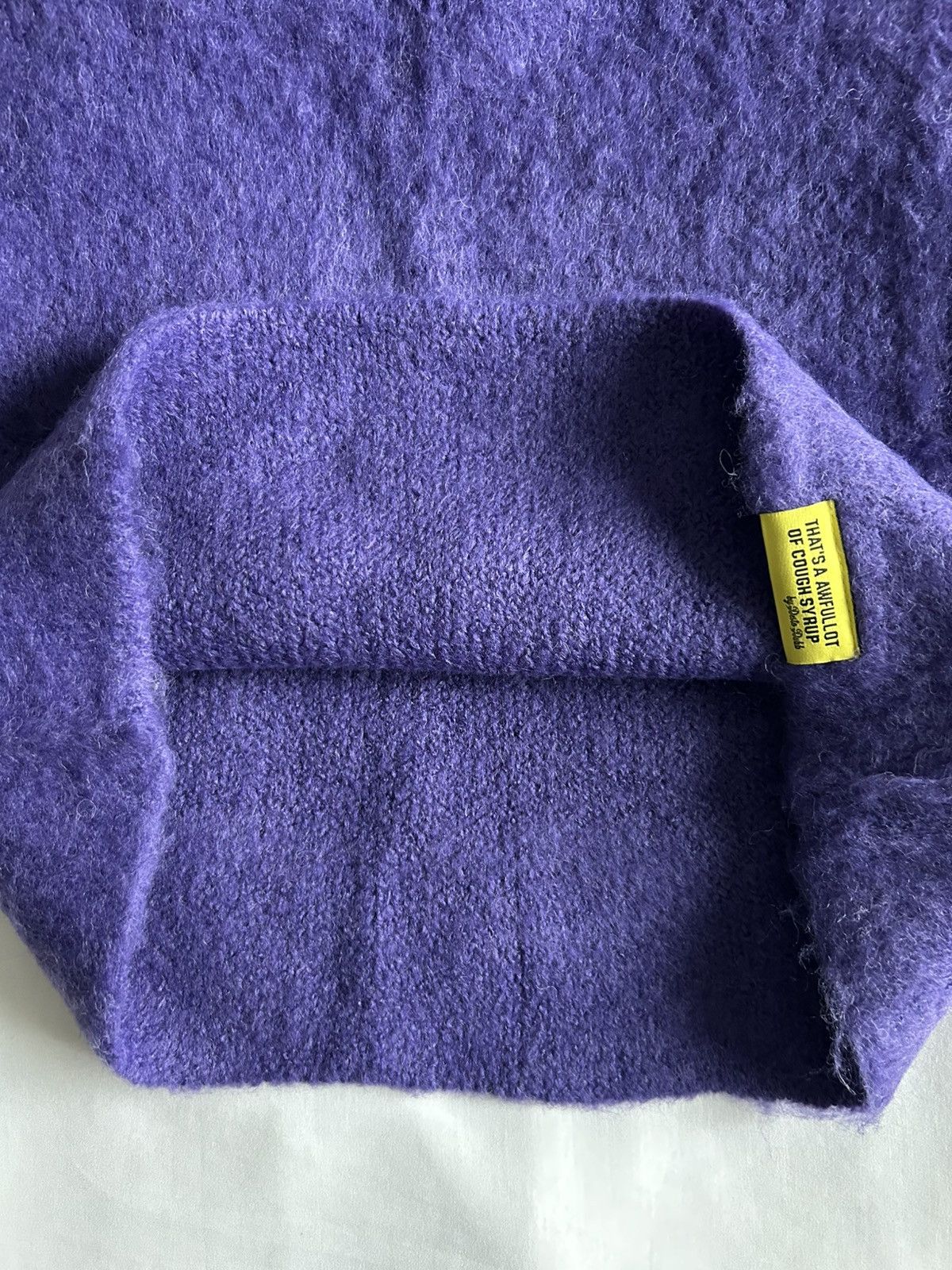 Other Awful Lot of Cough Syrup Mohair Skirt Size 36" / US 14 / IT 50 - 4 Thumbnail