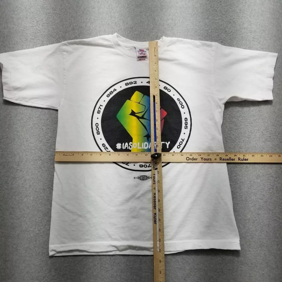 Other IA Solidarity Shirt Mens Medium Short Sleeve Bayside Size US M / EU 48-50 / 2 - 8 Thumbnail