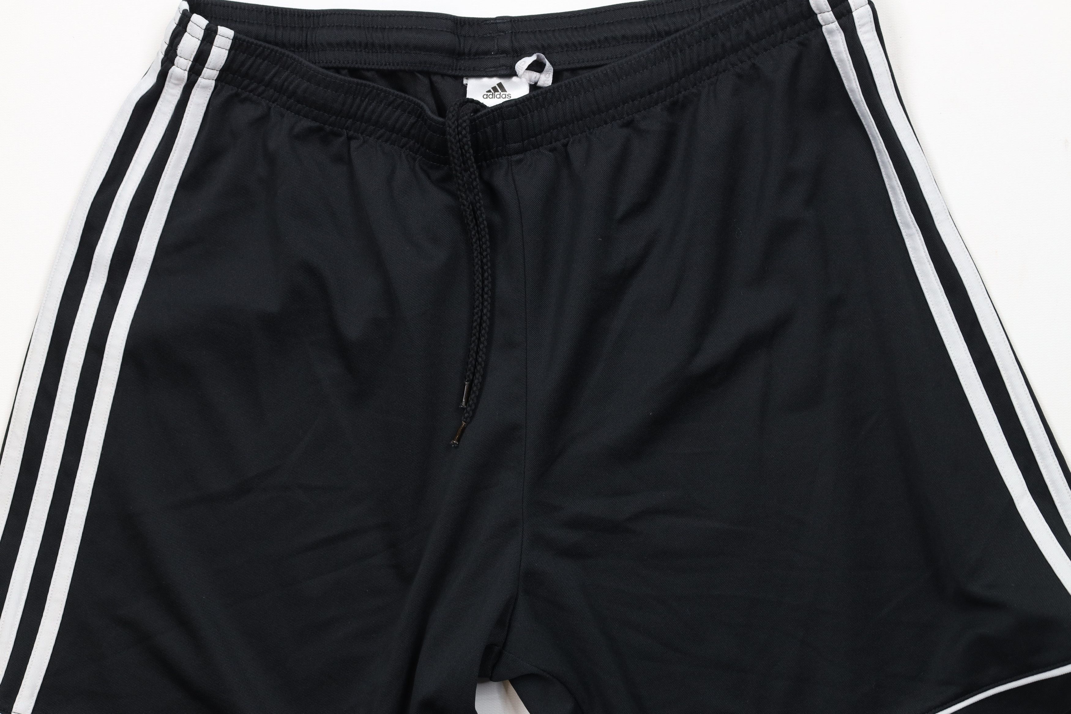 Adidas × Vintage Vintage Adidas Striped Running Jogging Soccer Shorts Black Size US 34 / EU 50 - 3 Thumbnail
