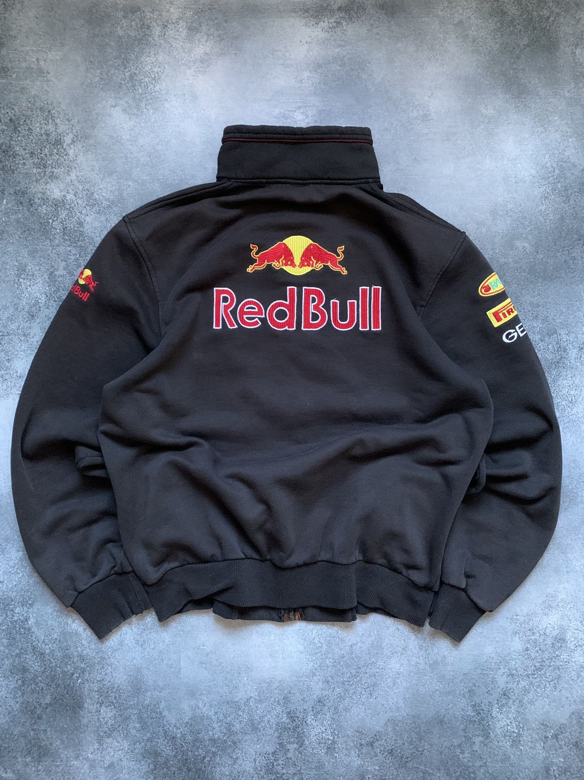 Red Bull × Vintage Vintage Red Bull Racing Zip Up Sweatshirt y2k Size US XL / EU 56 / 4 - 9 Thumbnail