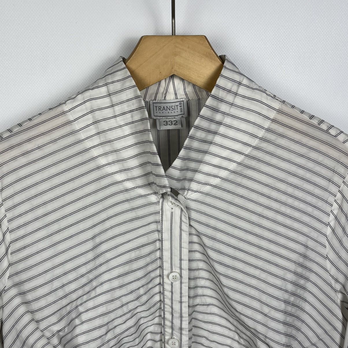 Transit Ladies Transit Par-Such Avant-Garde Button Up Shirt Size L / US 10 / IT 46 - 6 Thumbnail