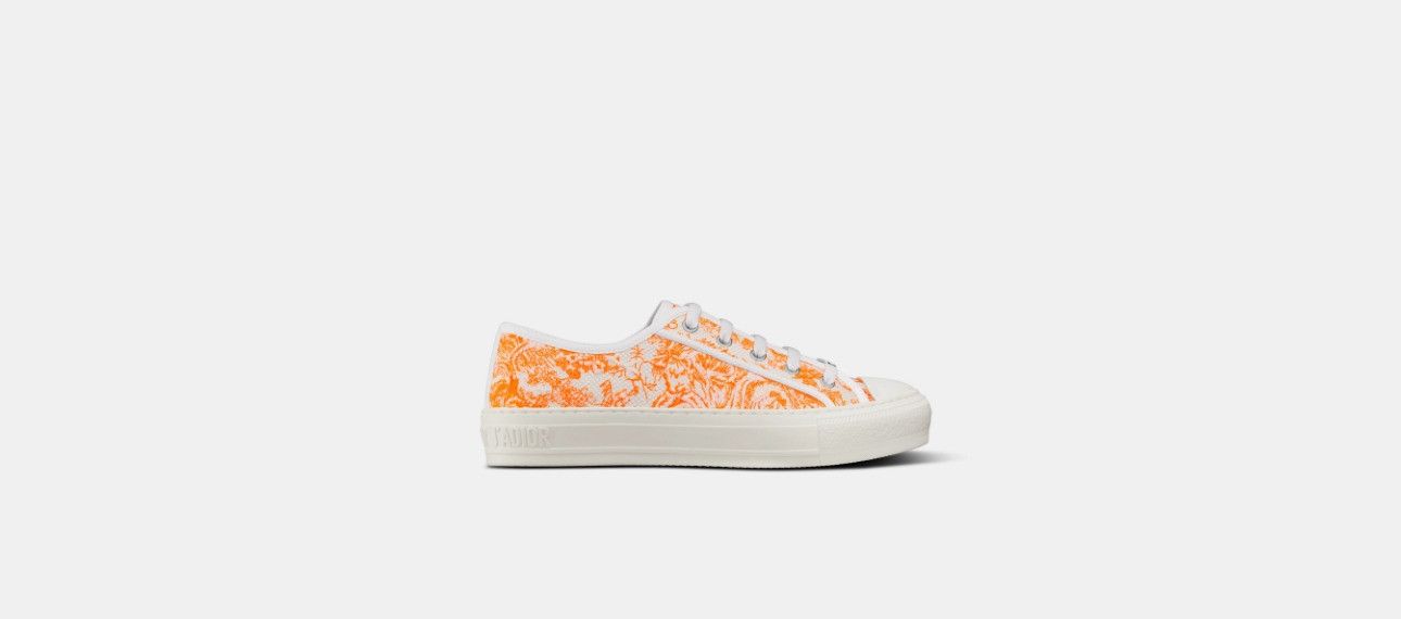 image of Dior O1W1Db10524 Sneakers In Bright Orange, Women's