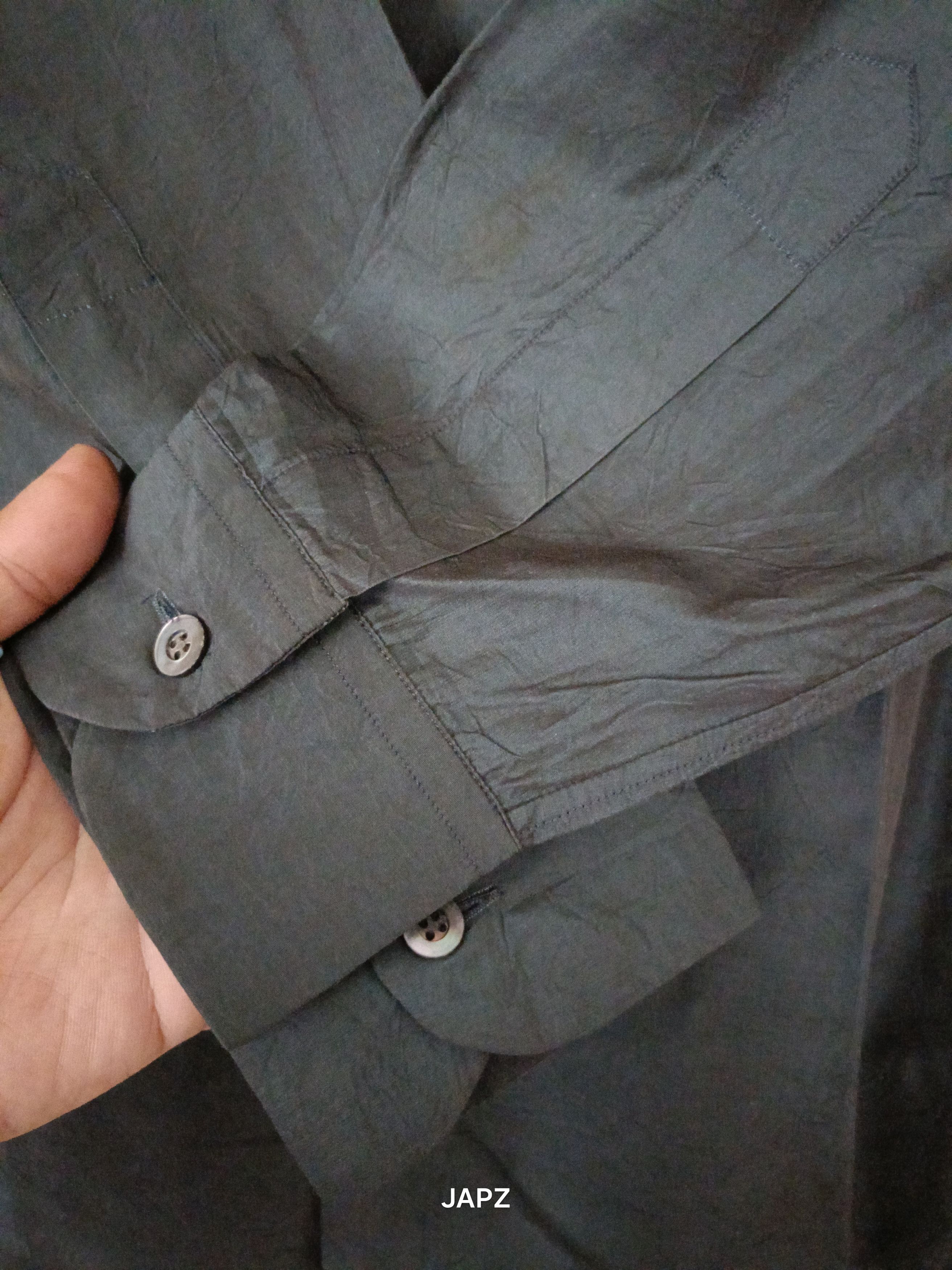 Ermenegildo Zegna Ermenegildo zegna crinkle dress shirt Size US M / EU 48-50 / 2 - 3 Thumbnail