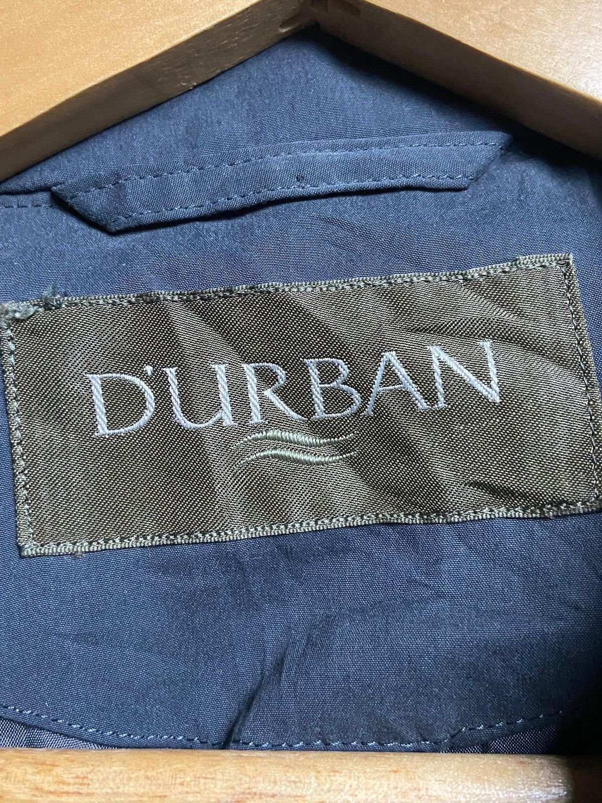 Designer × Japanese Brand × Vintage Vintage DURBAN Brand Polyester Cupra Long Jacket (122) Size US L / EU 52-54 / 3 - 6 Thumbnail