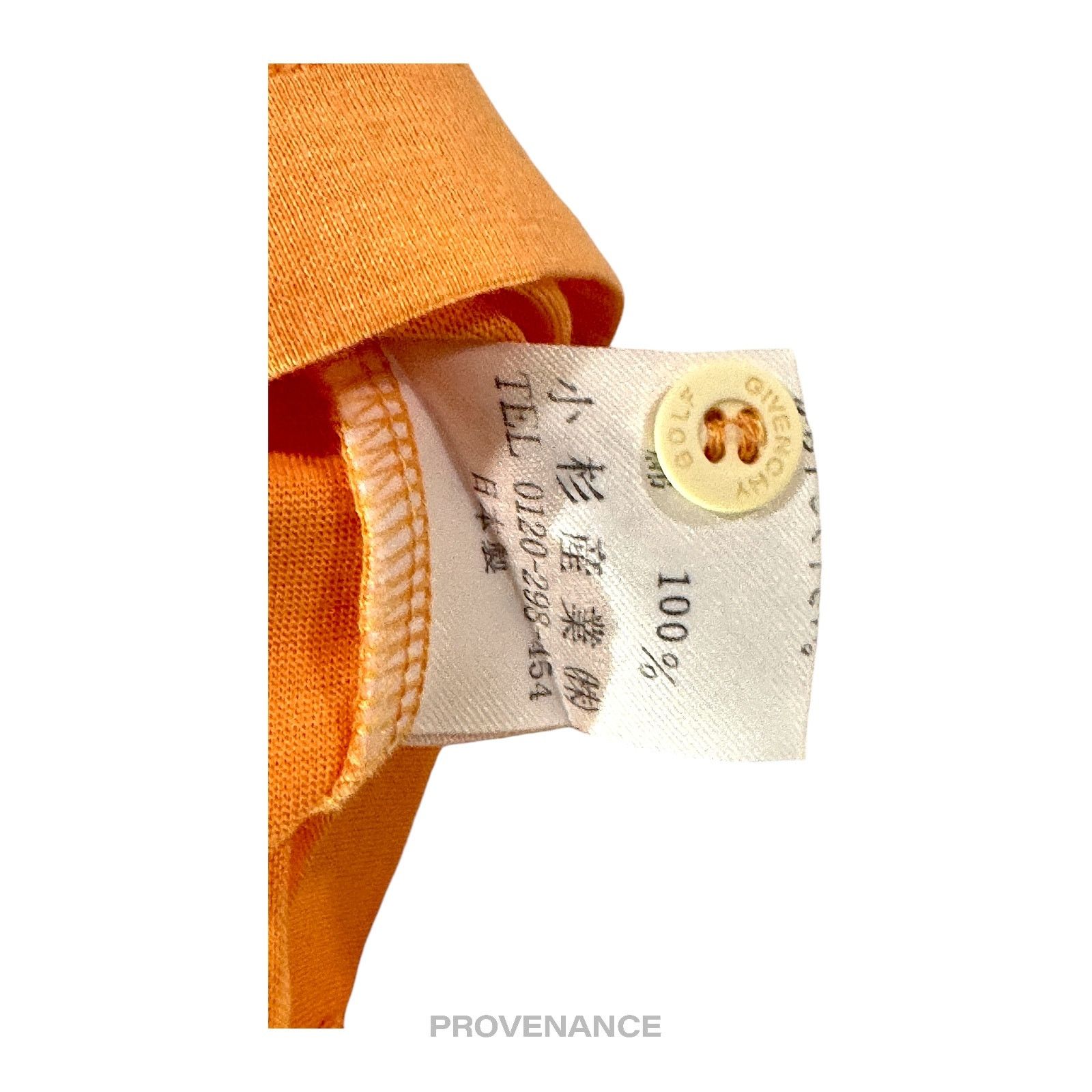 Givenchy 🔴 Givenchy Embroidered Golf 4G Polo Shirt - Peach M Size US M / EU 48-50 / 2 - 8 Thumbnail