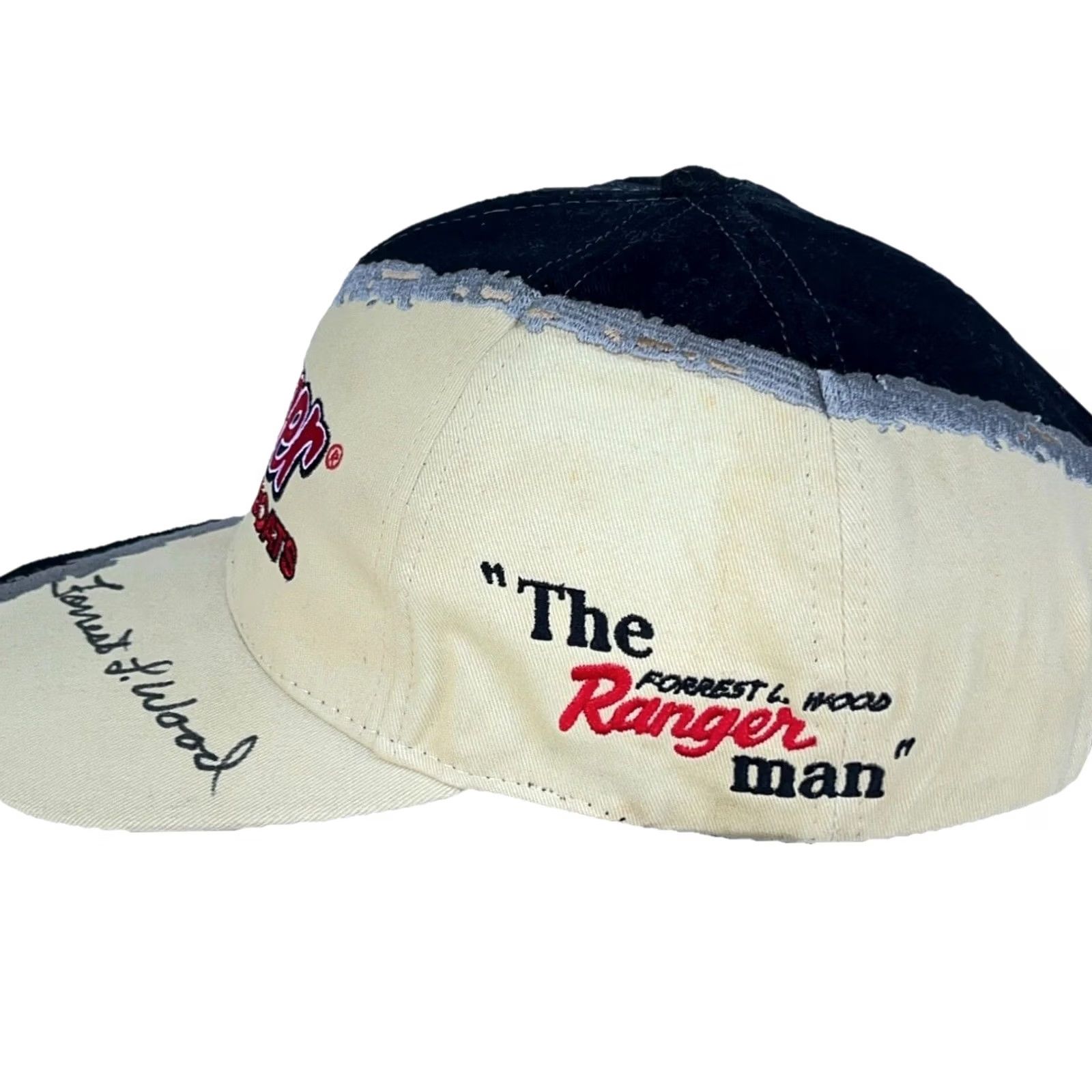 Vintage VINTAGE Kudzu Baseball Cap Hat Adjustable Black White Splash Cotton Twill Men Cap Casual 90s Logo Retro Mens Size ONE SIZE - 3 Thumbnail