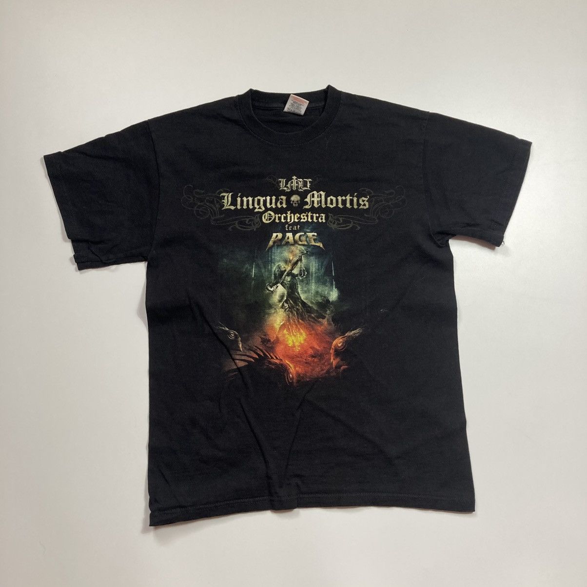 Band Tees lingua mortis orchestra rage nuclear blast metal rock band Size US M / EU 48-50 / 2 - 1 Thumbnail