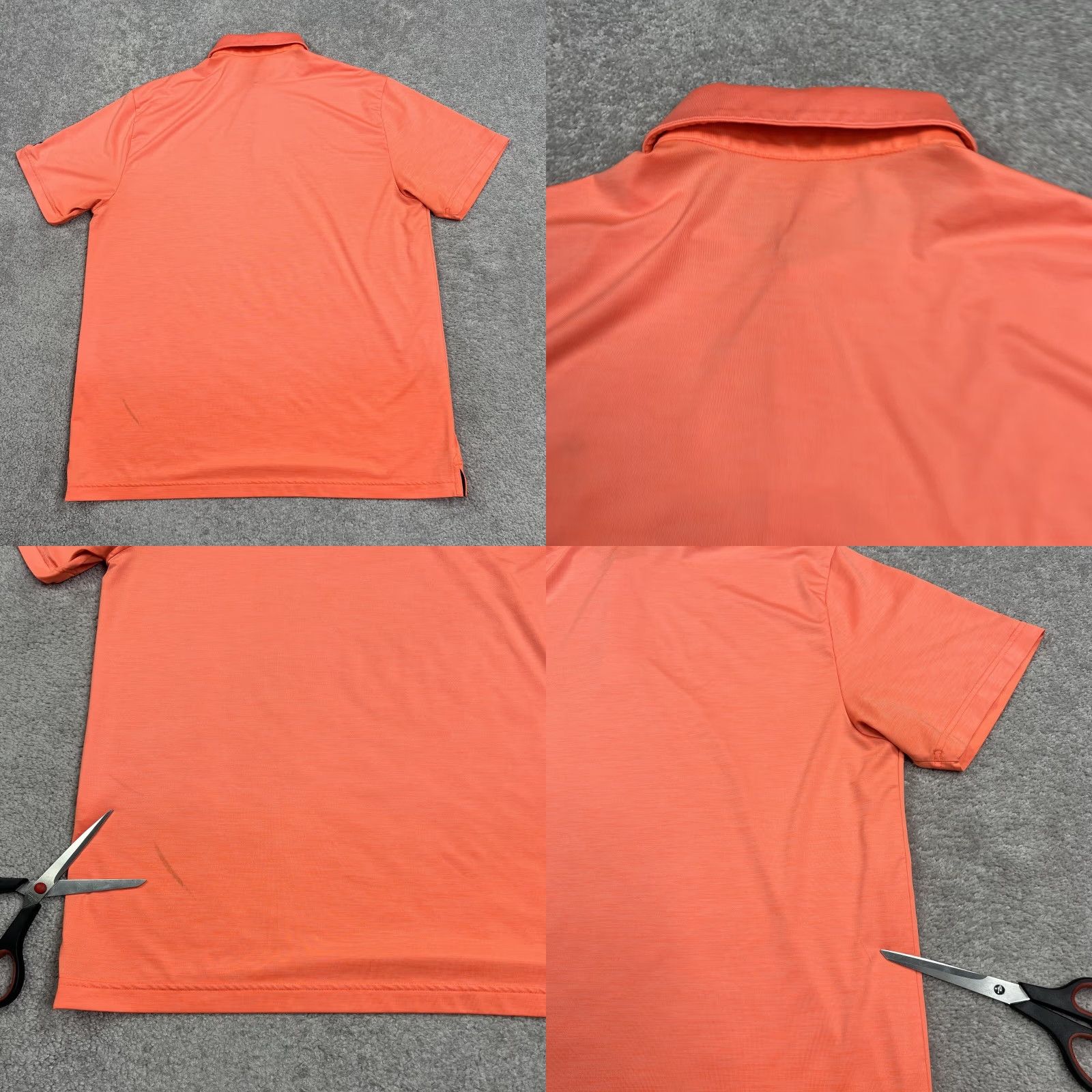 Under Armour Under Armour Polo Shirt Mens XL HeatGear Loose Orange Golf Stretch Embroidered Logo Chest Size US XL / EU 56 / 4 - 8 Thumbnail