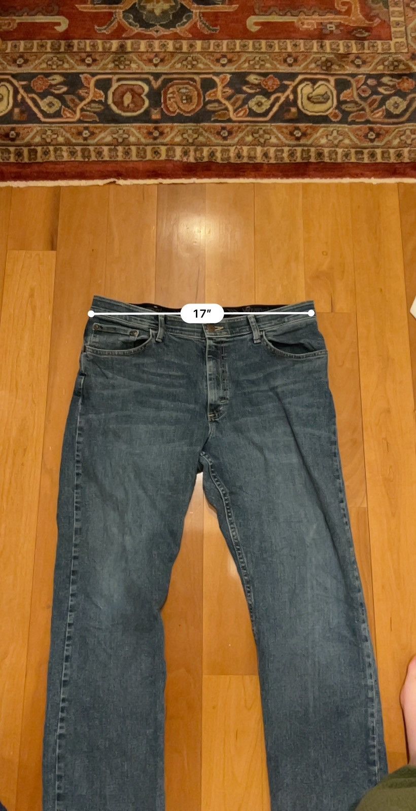 Vintage × Wrangler Vintage Faded Wrangler Jeans Size US 34 / EU 50 - 6 Thumbnail