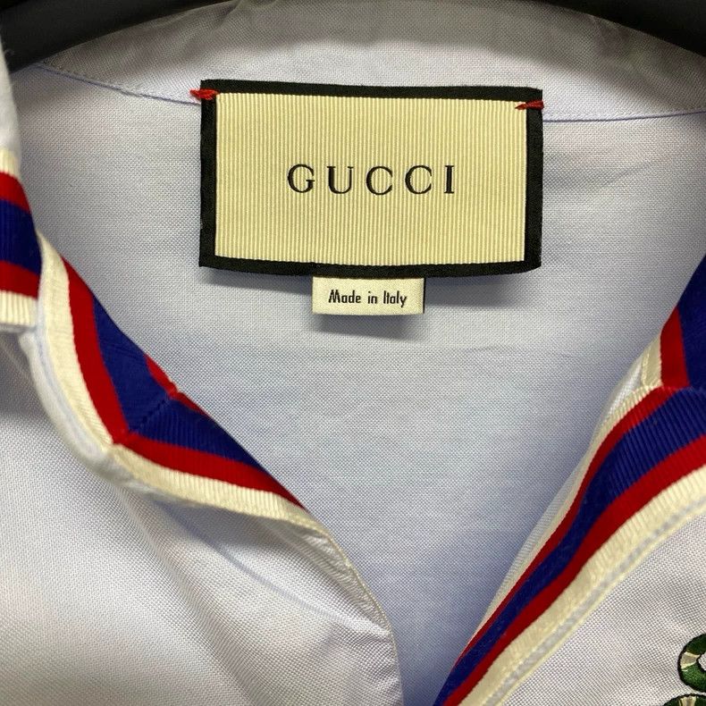 Gucci Gucci Embroidered short-sleeved shirt Size US M / EU 48-50 / 2 - 3 Thumbnail