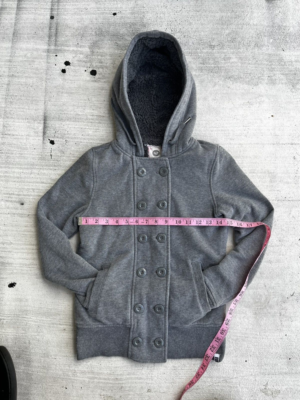 Japanese Brand Roxy Sherpa-Lined Hoodie - Size XS (Lightly Used) Size XS / US 0-2 / IT 36-38 - 7 Thumbnail