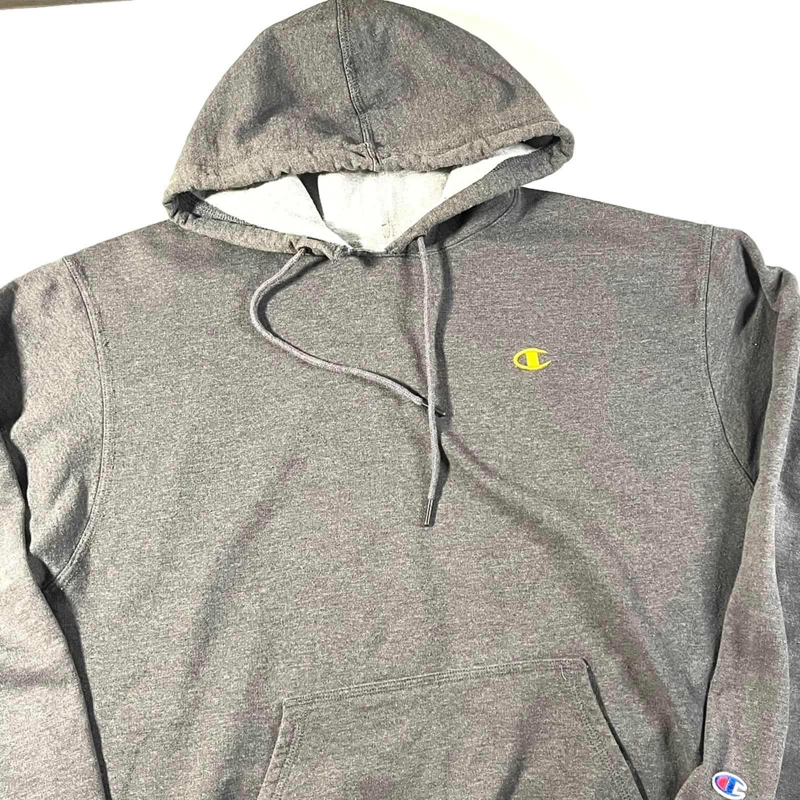 Champion 2000’s Champion Small Logo Pullover Hoodie Gray XL Size US XL / EU 56 / 4 - 2 Thumbnail