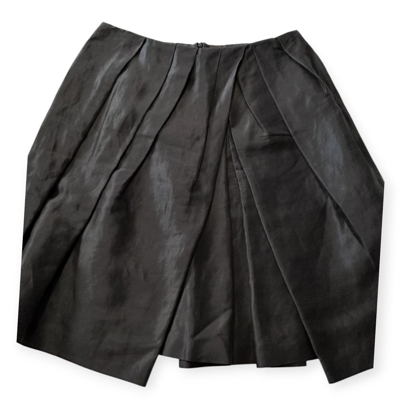 Dries Van Noten Dries Van Noten Black Faux Wrap A line Skirt, Size 40EU Size 28" / US 6 / IT 42 - 5 Thumbnail