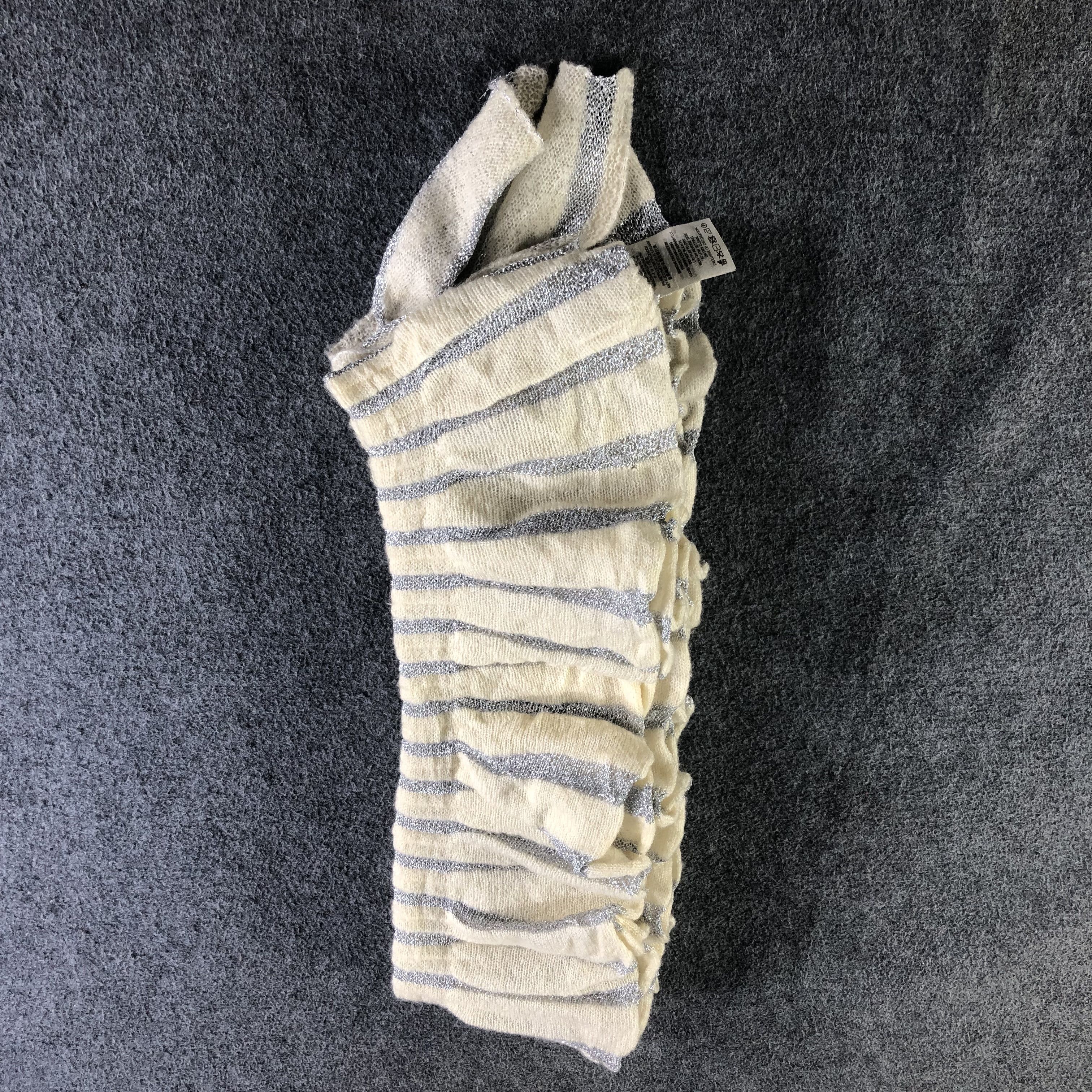 Armani Exchange Armani Exchange Wool Scarf Muffler V1942 Size ONE SIZE - 2 Thumbnail
