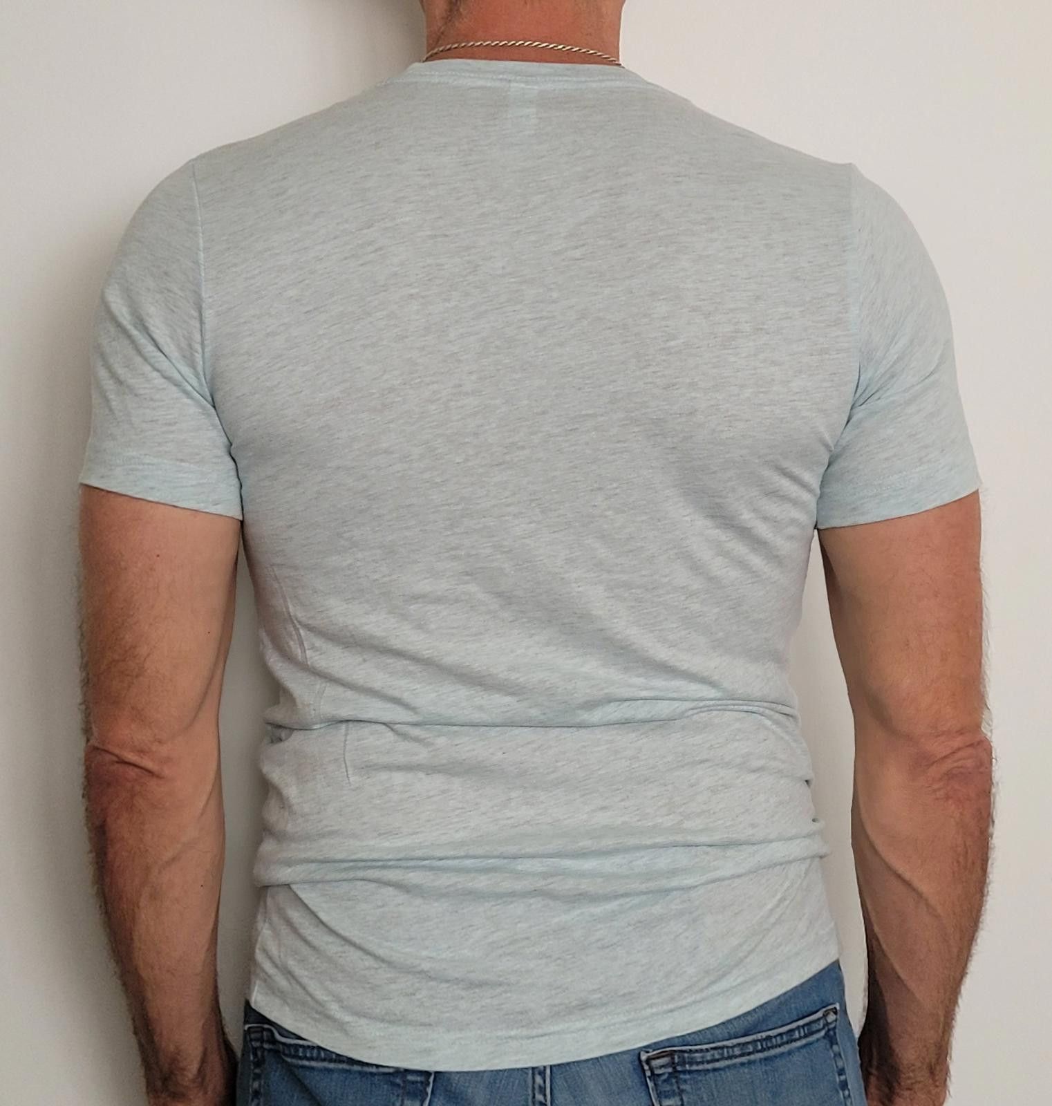 Other Bella + Canvas Men's S Light Blue Crewneck T-Shirt Soft Fit Size US S / EU 44-46 / 1 - 2 Thumbnail