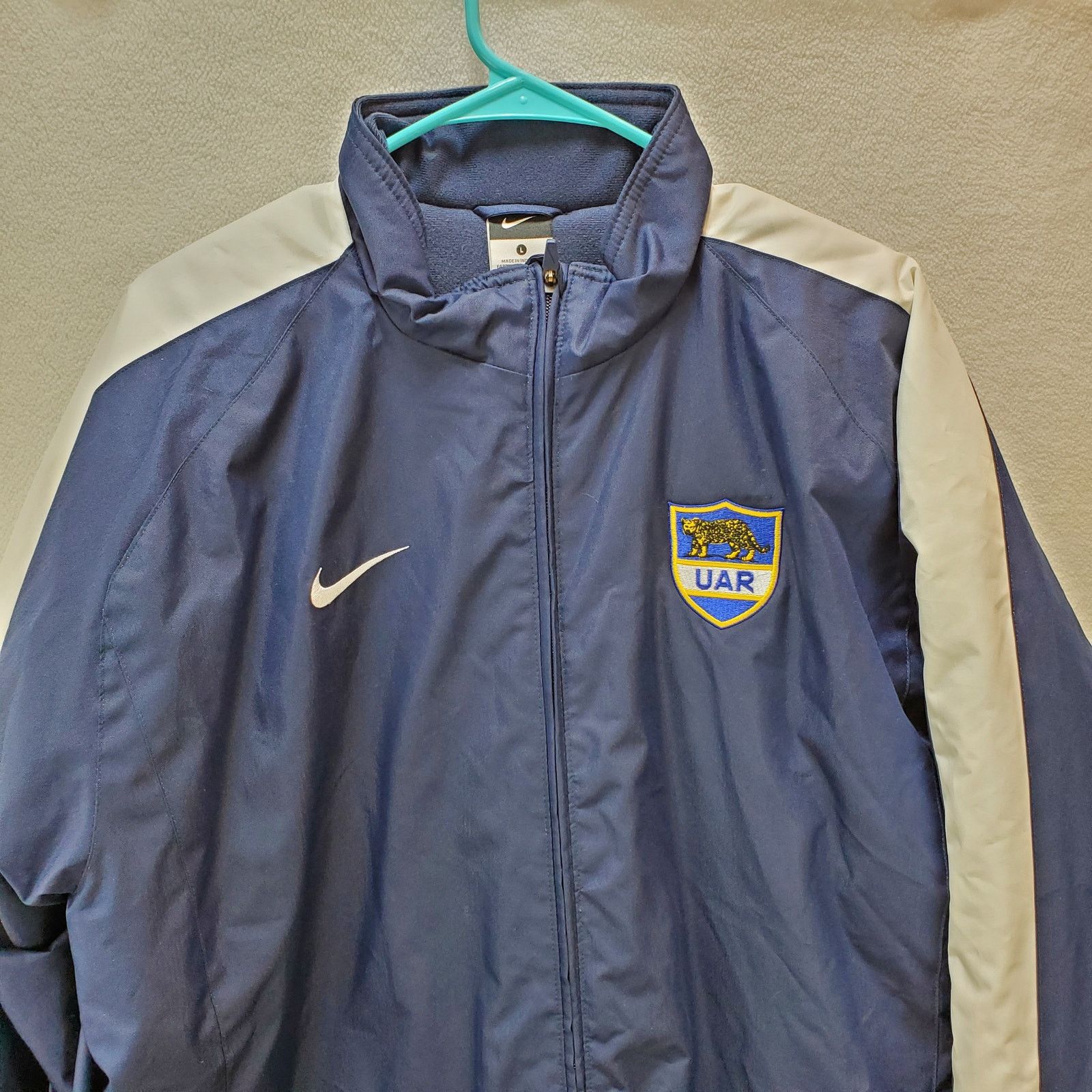 Nike Nike Team Jacket Mens Large Football Soccer UAR Logo Size US L / EU 52-54 / 3 - 6 Thumbnail
