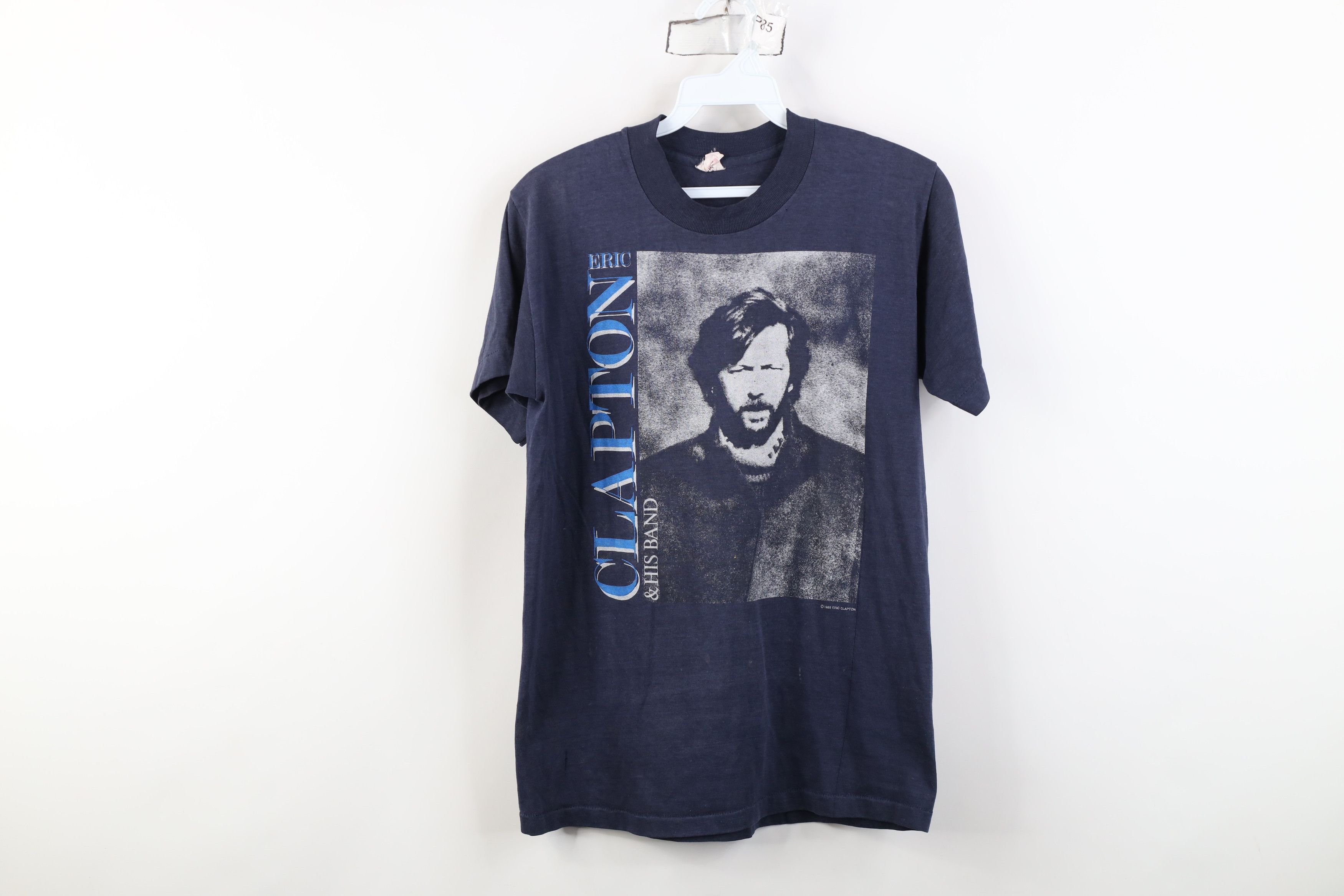Vintage Vintage 80s 1985 Behind the Sun Eric Clapton Band T-Shirt Size US M / EU 48-50 / 2 - 1 Thumbnail