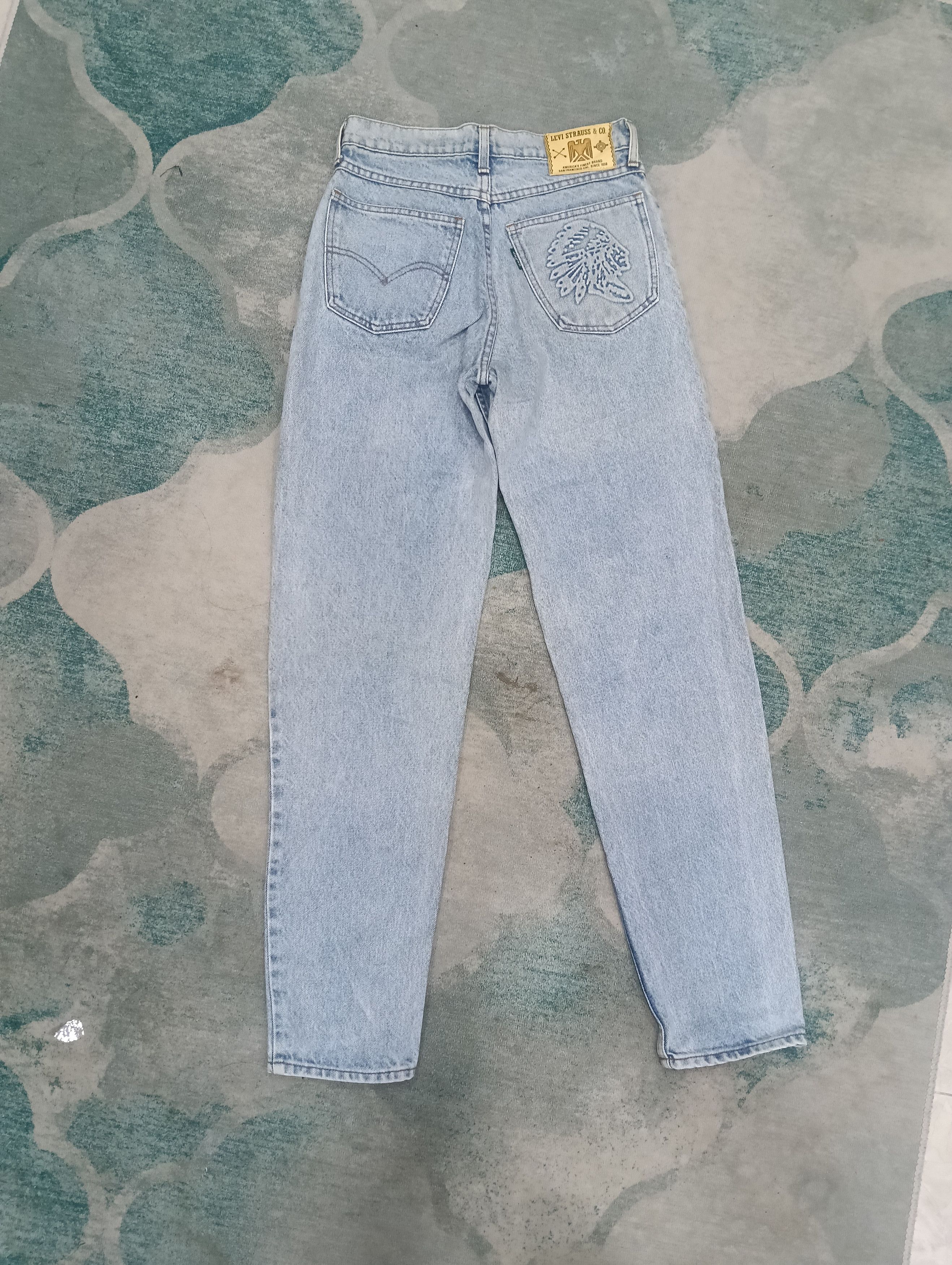 Levi's × Vintage Levis Big E Native American Headress Size US 28 / EU 44 - 5 Thumbnail
