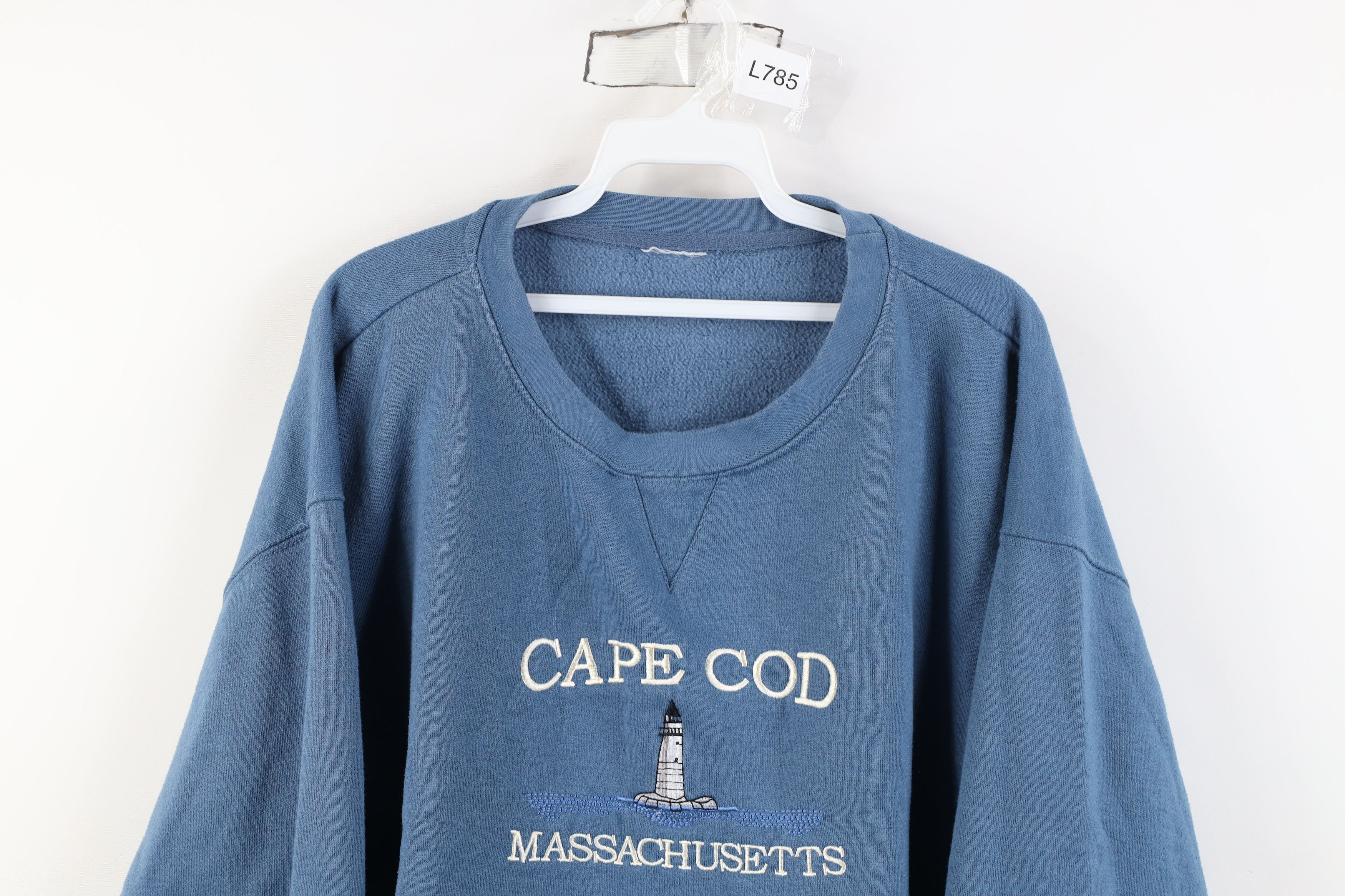 Vintage Vintage 90s Streetwear Cape Cod Massachusetts Sweatshirt Size US XXL / EU 58 / 5 - 2 Thumbnail