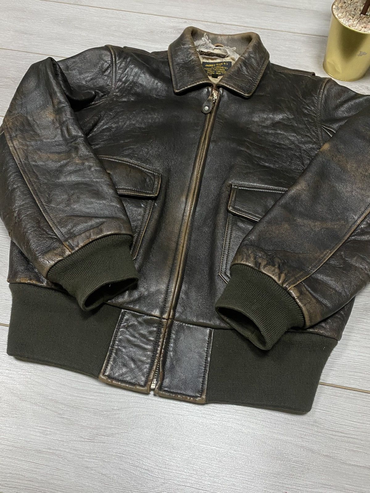 Avirex Vintage Avirex leather jacket Size US M / EU 48-50 / 2 - 7 Thumbnail