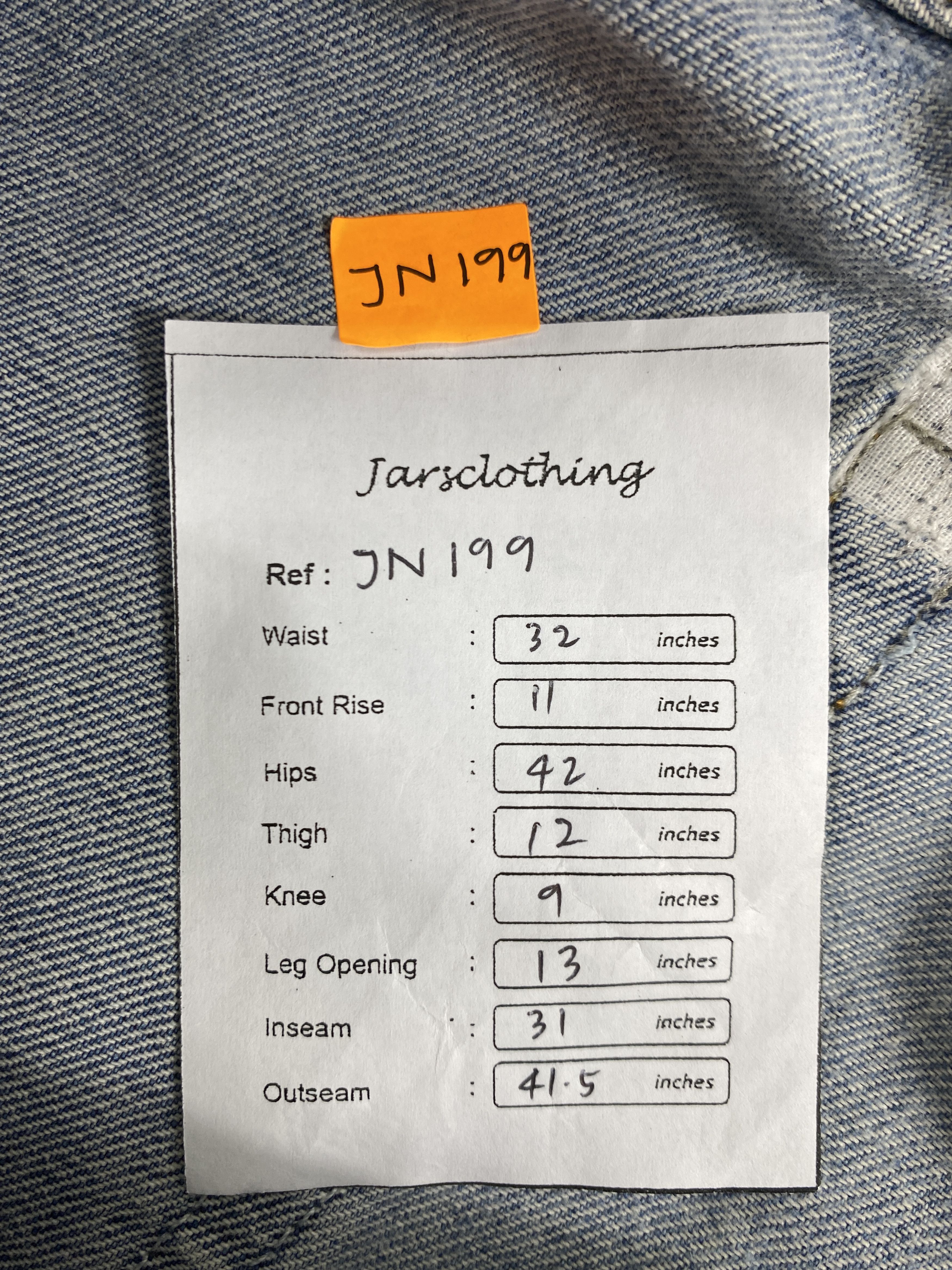 Japanese Brand Light Wash Vintage Levi's 505 Denim 32x31 -JN199 Size US 32 / EU 48 - 8 Thumbnail