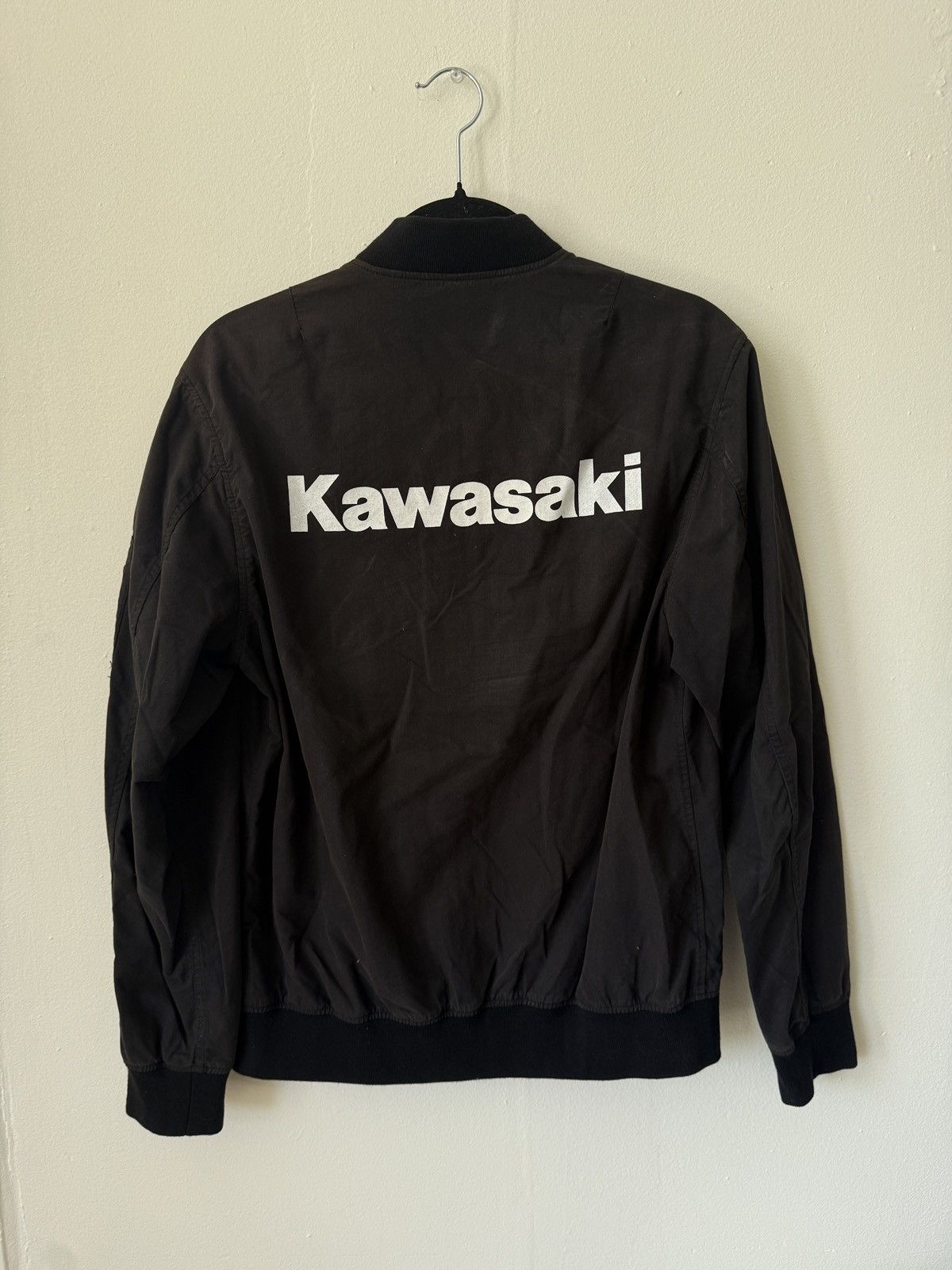 Vintage Vintage Kawasaki Moto Bomber Jacket Size US M / EU 48-50 / 2 - 3 Thumbnail