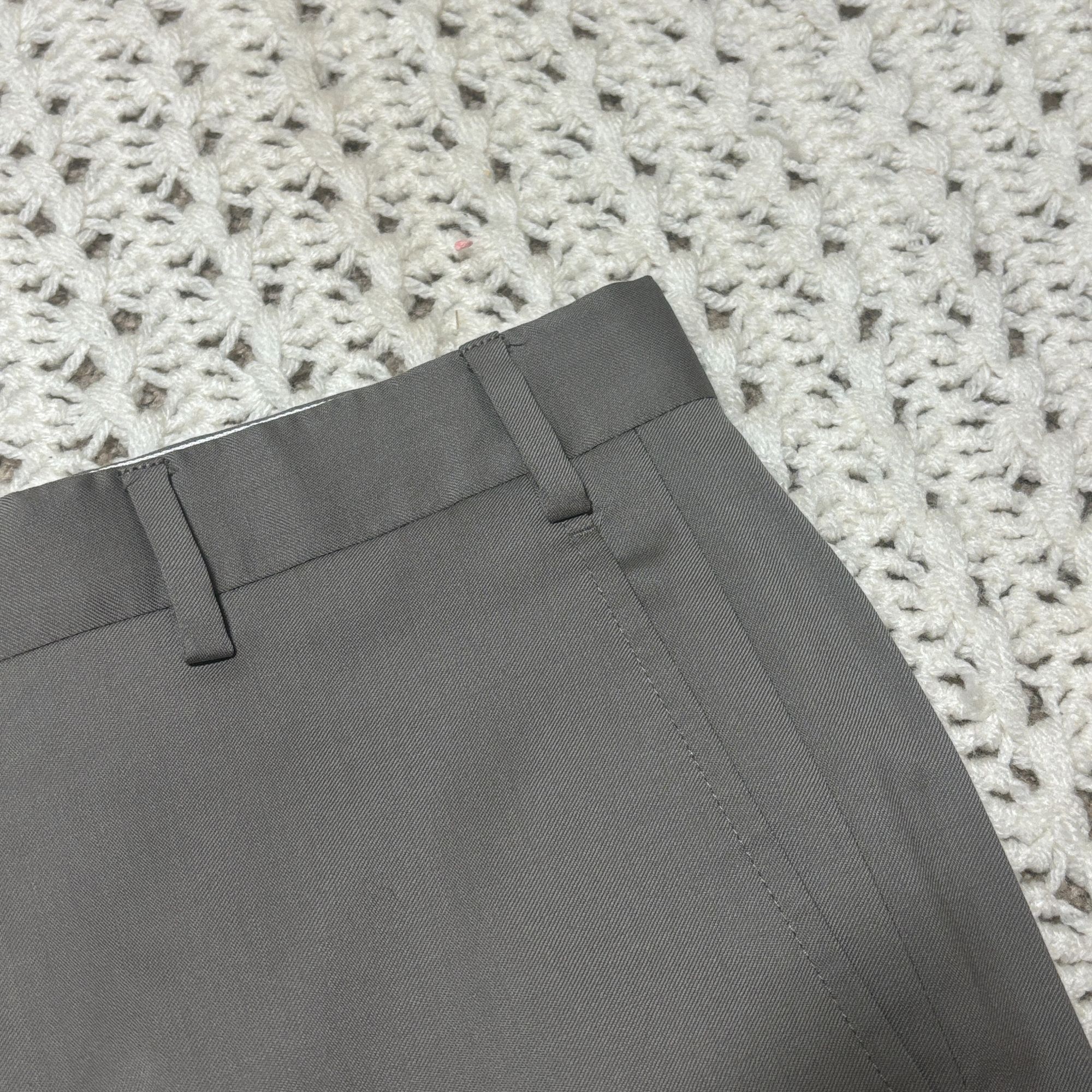 Zanella Zanella $350 Wool Dress Pants Men's W33x31 Todd Trousers Kha Size 34R - 4 Thumbnail