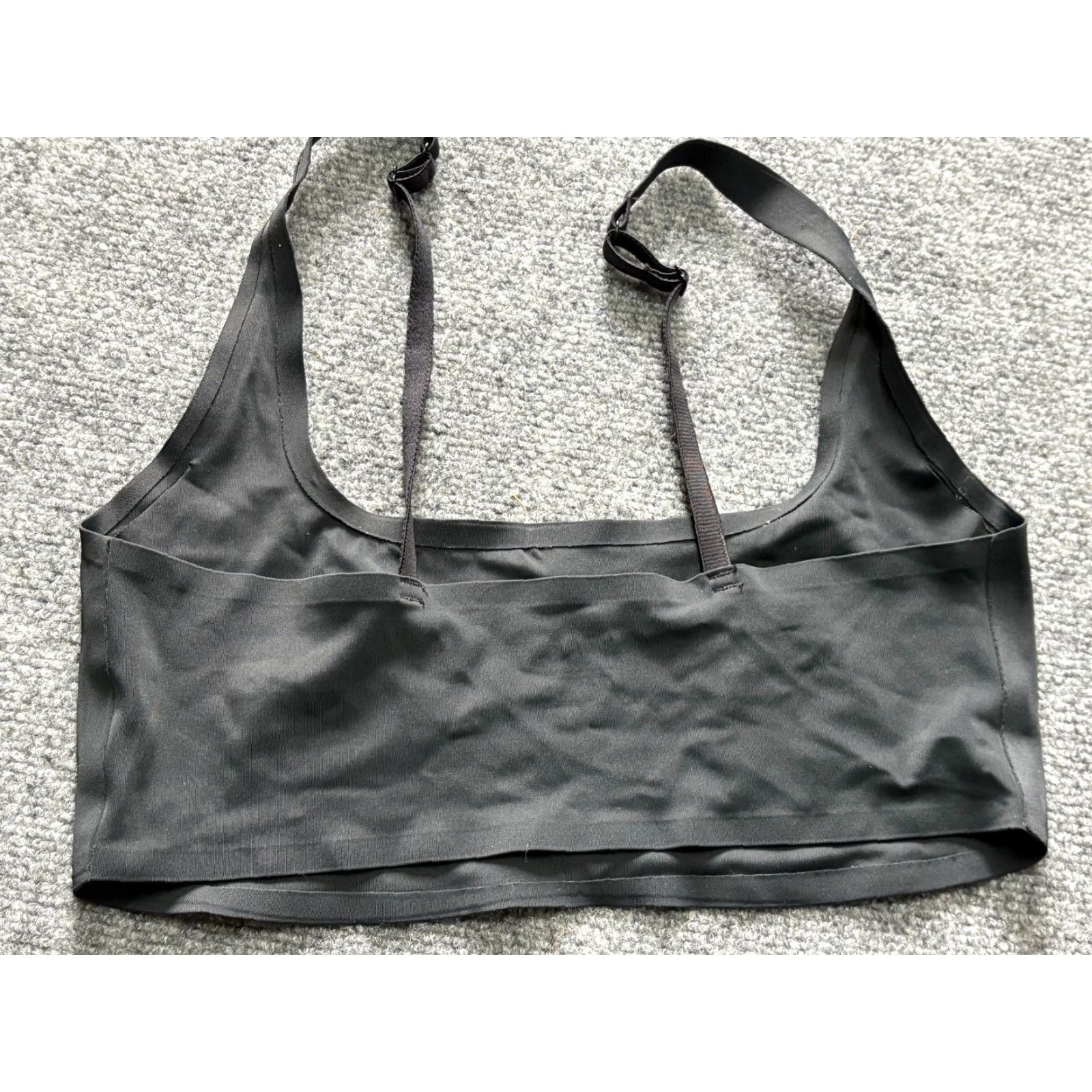 Steve Madden Steve Madden Bralette Bra Womens Large Black Beaded Non Padded Wireless Bralette Size ONE SIZE - 3 Thumbnail