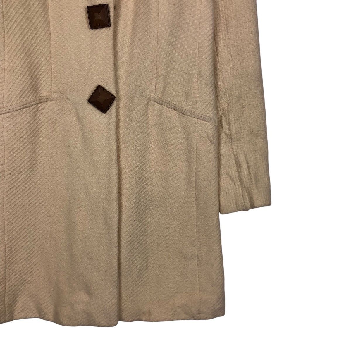 Designer × Just Cavalli 📌Just Cavalli Cream Coats Jacket Size S / US 4 / IT 40 - 6 Thumbnail