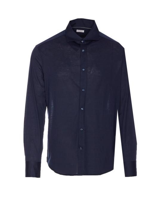 Brunello Cucinelli BRUNELLO CUCINELLI Men Long Tops MD8216686 C6134 Blue Size US XXL / EU 58 / 5 - 1 Thumbnail