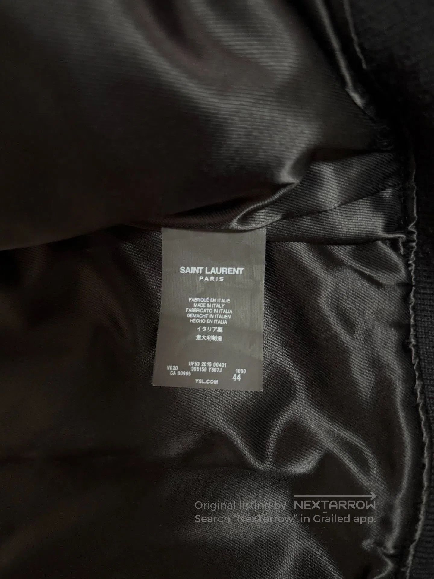 Saint Laurent Paris Saint Laurent 15FW Leopard Print Bomber Jacket. Size US S / EU 44-46 / 1 - 4 Thumbnail