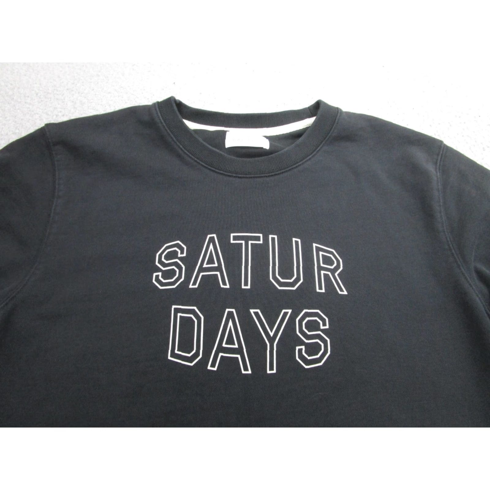 Saturdays NYC Saturdays NYC Sweatshirt Mens Large Black Crewneck Pullover Fleece Logo Graphic Print Size US L / EU 52-54 / 3 - 3 Thumbnail