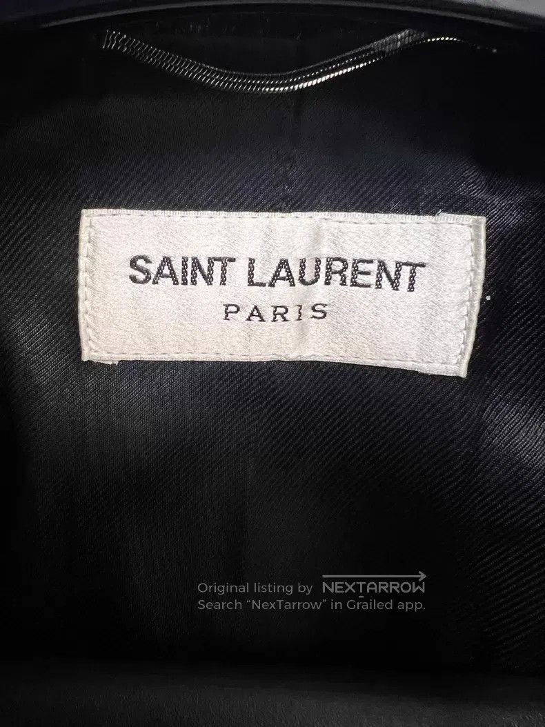 Saint Laurent Paris Saint Laurent Paris Cowhide Double Zipper Four Pocket Leat Size US S / EU 44-46 / 1 - 3 Thumbnail