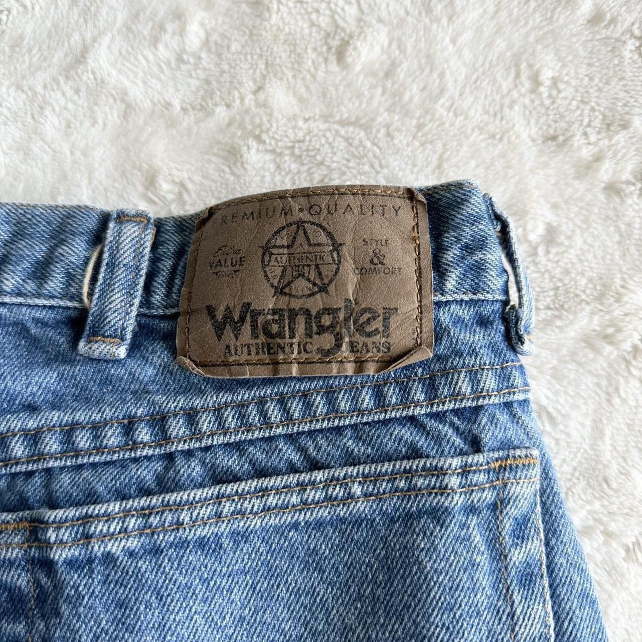 Wrangler Vintage Wrangler Denim Shorts Jorts Mens 33 (Tag 36) Blue Size US 33 - 7 Thumbnail