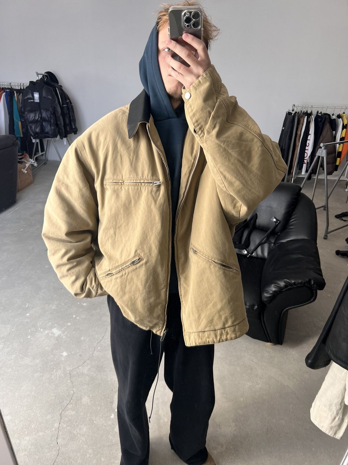 Balenciaga Balenciaga Worker Jacket Canvas Size US L / EU 52-54 / 3 - 21 Thumbnail