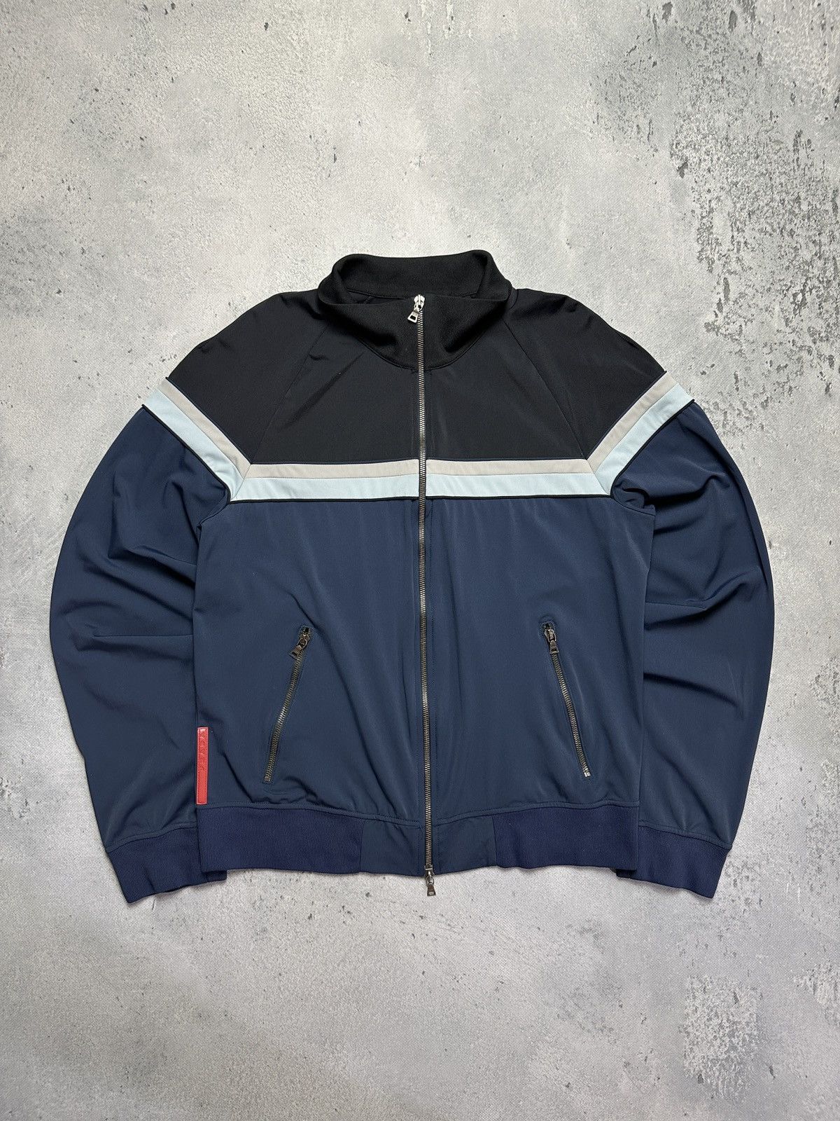 Prada Prada Vintage Olympic Track Zipper Striped Jacket Red Tab Size US M / EU 48-50 / 2 - 4 Thumbnail