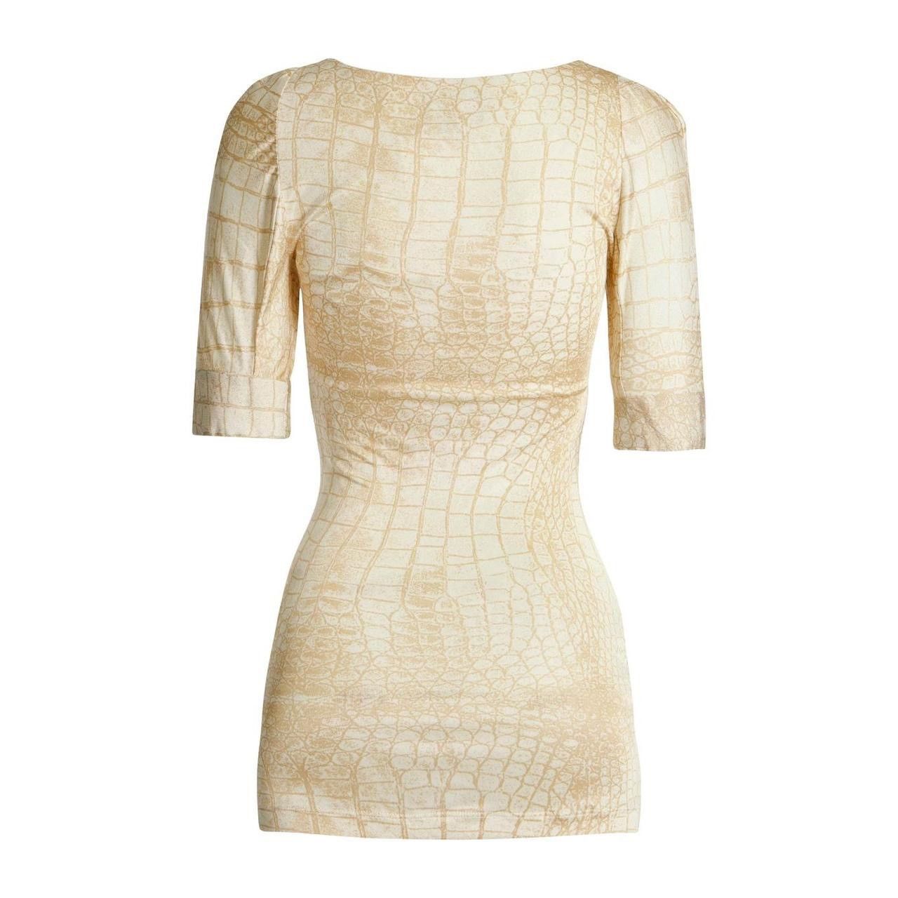 Cavalli Class CROCO PRINT DRESS Size M / US 6-8 / IT 42-44 - 2 Thumbnail