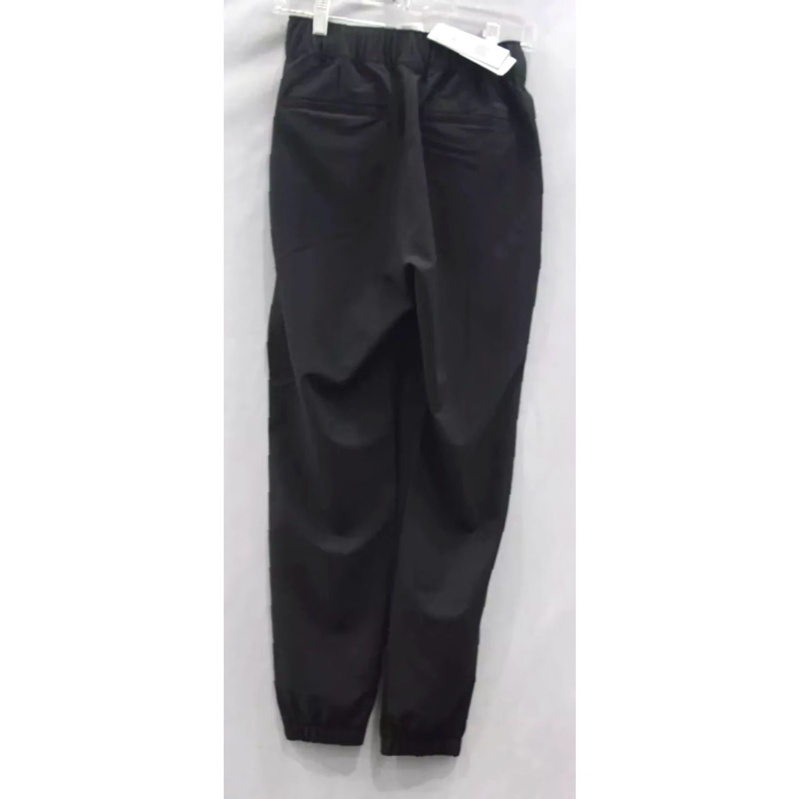 Adidas NEW NWT Women's Adidas Black Pull-On Drawstring Performance Wind Joggers XS Pants Size 26" / US 2 / IT 38 - 2 Thumbnail