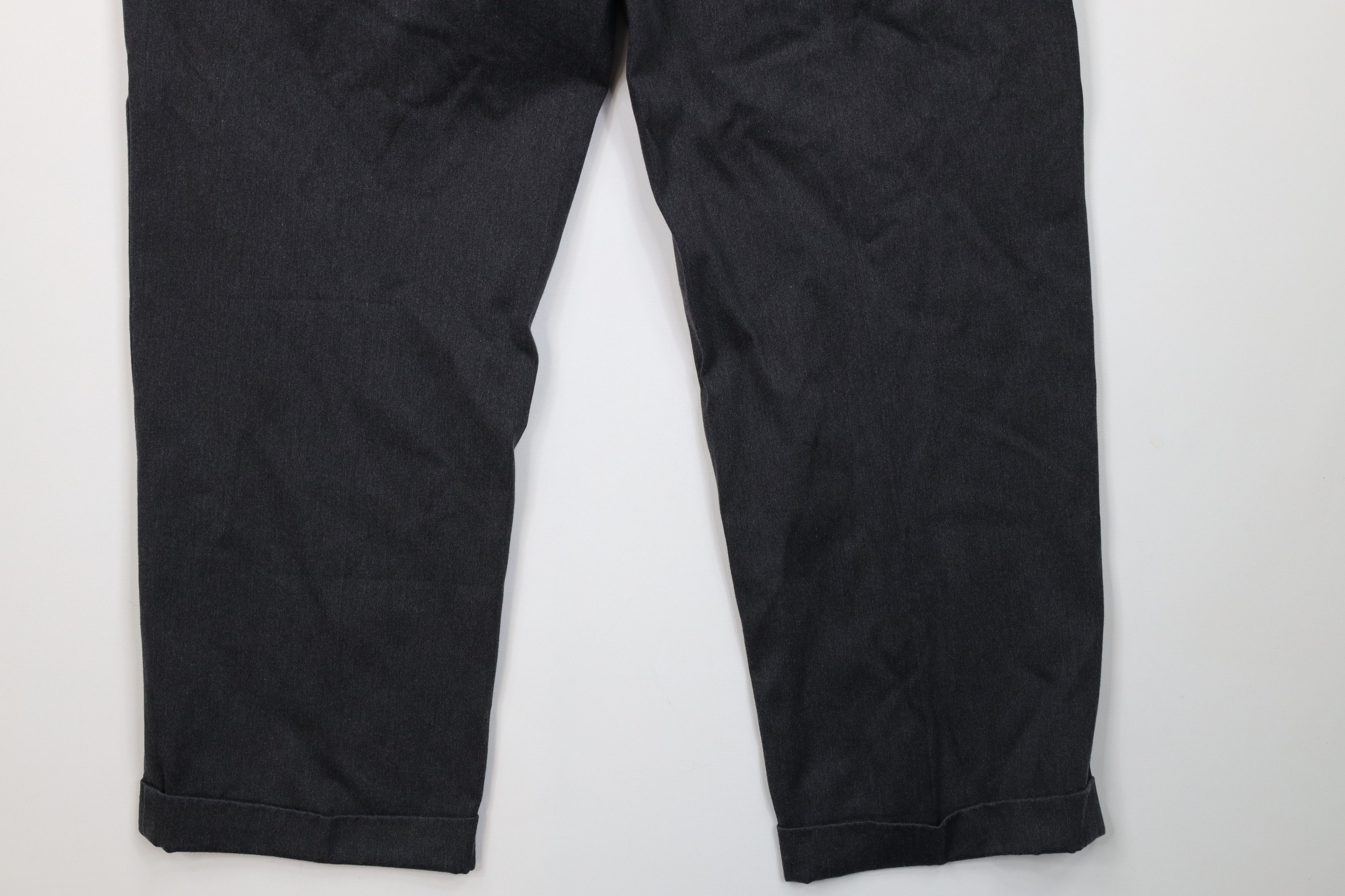 Lands' End Vintage 90s Lands End Heavyweight Wide Leg Chino Pants Size US 38 / EU 54 - 12 Thumbnail