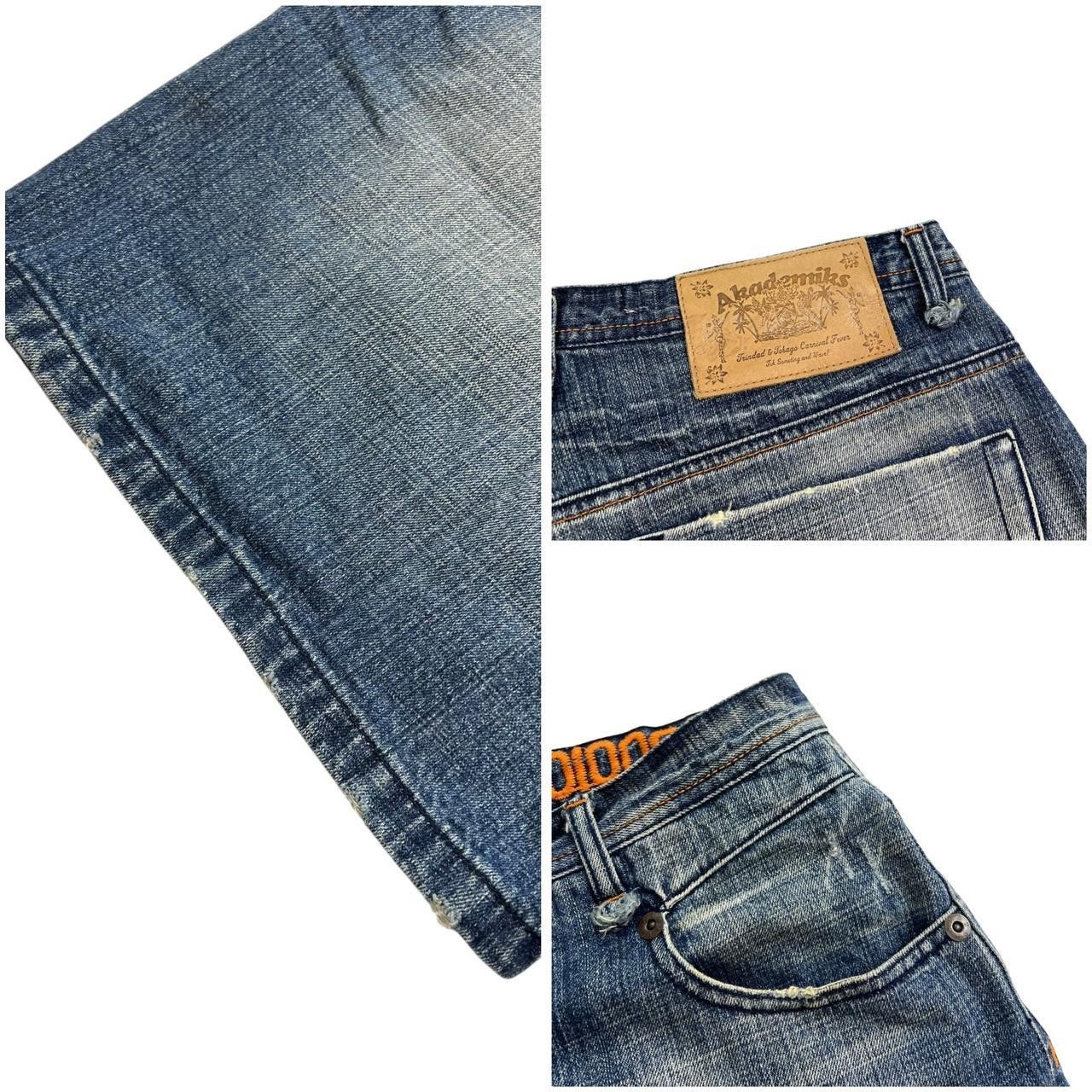 Akademiks Vintage Baggy Akademiks Denim Shorts / Jorts - Waist: 36” Size US 36 / EU 52 - 7 Thumbnail