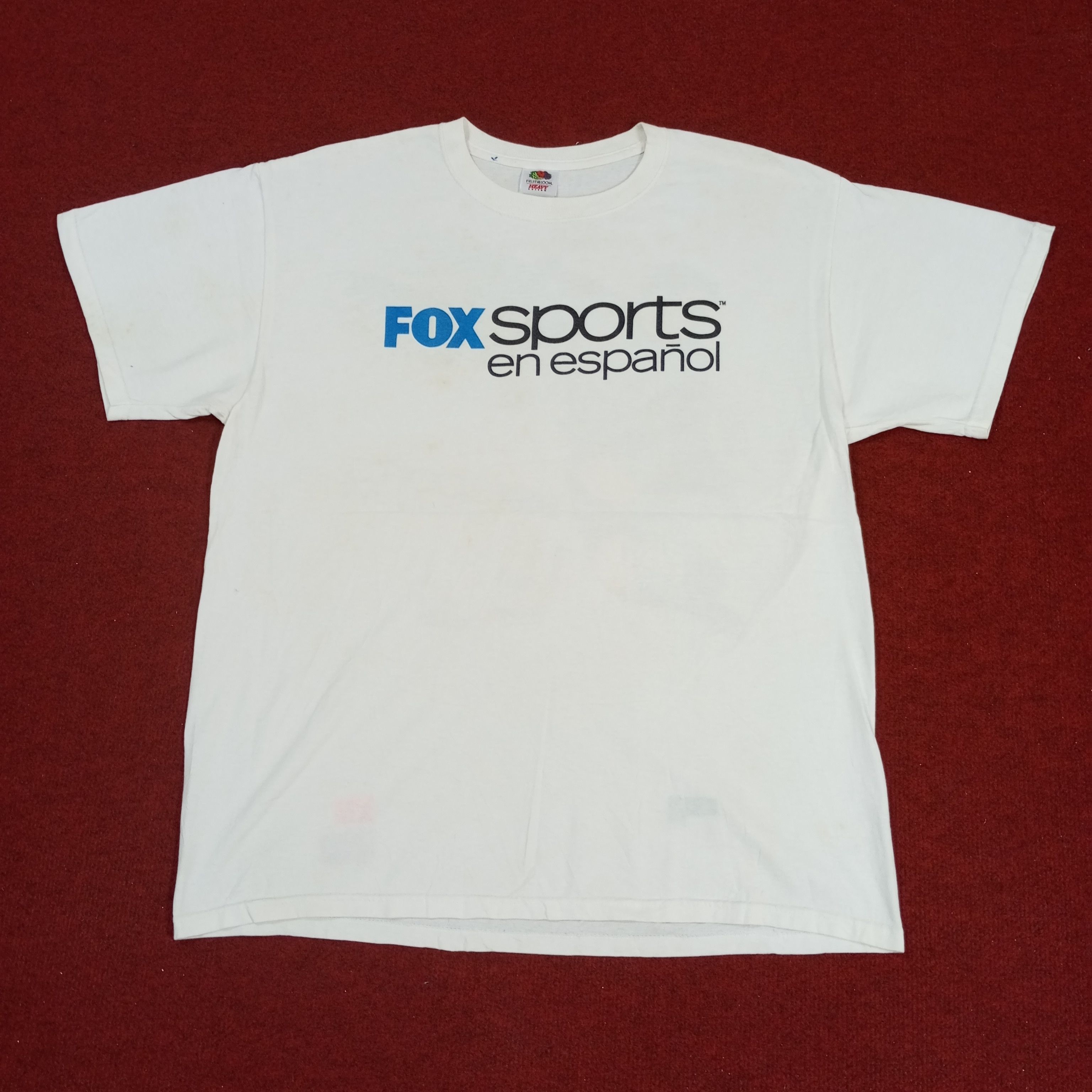 Vintage Fox Sports En Espanol Television Channel Promo Style Tshirt Size US L / EU 52-54 / 3 - 3 Thumbnail