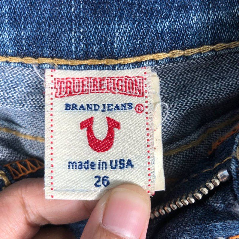 Jean × True Religion Vintage True Religion Jeans with Red Lining Size 26" / US 2 / IT 38 - 12 Thumbnail
