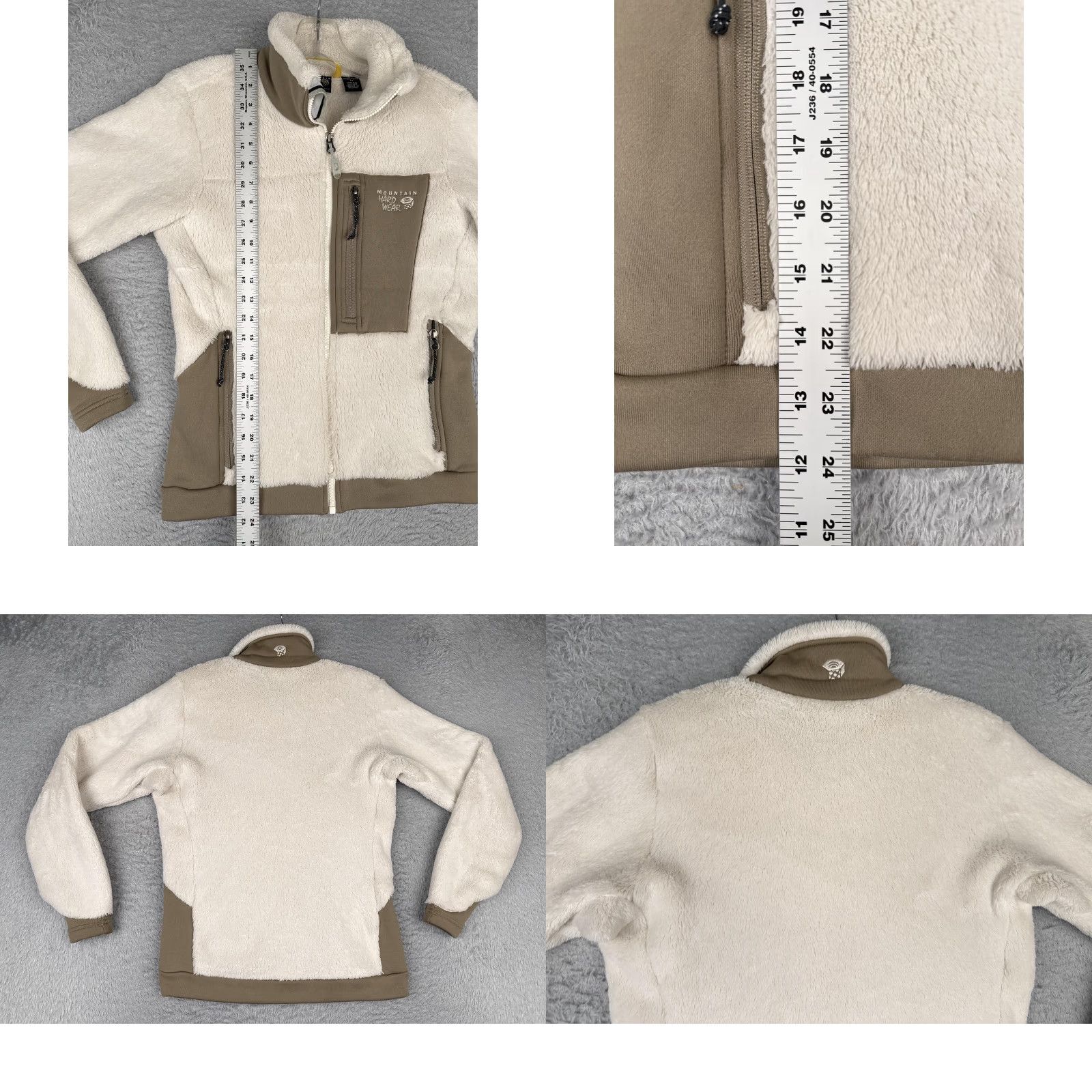 Mountain Hardwear Mountain Hardwear Jacket Womens Small White High Pile Fleece Full Zip Outdoor Size S / US 4 / IT 40 - 9 Thumbnail