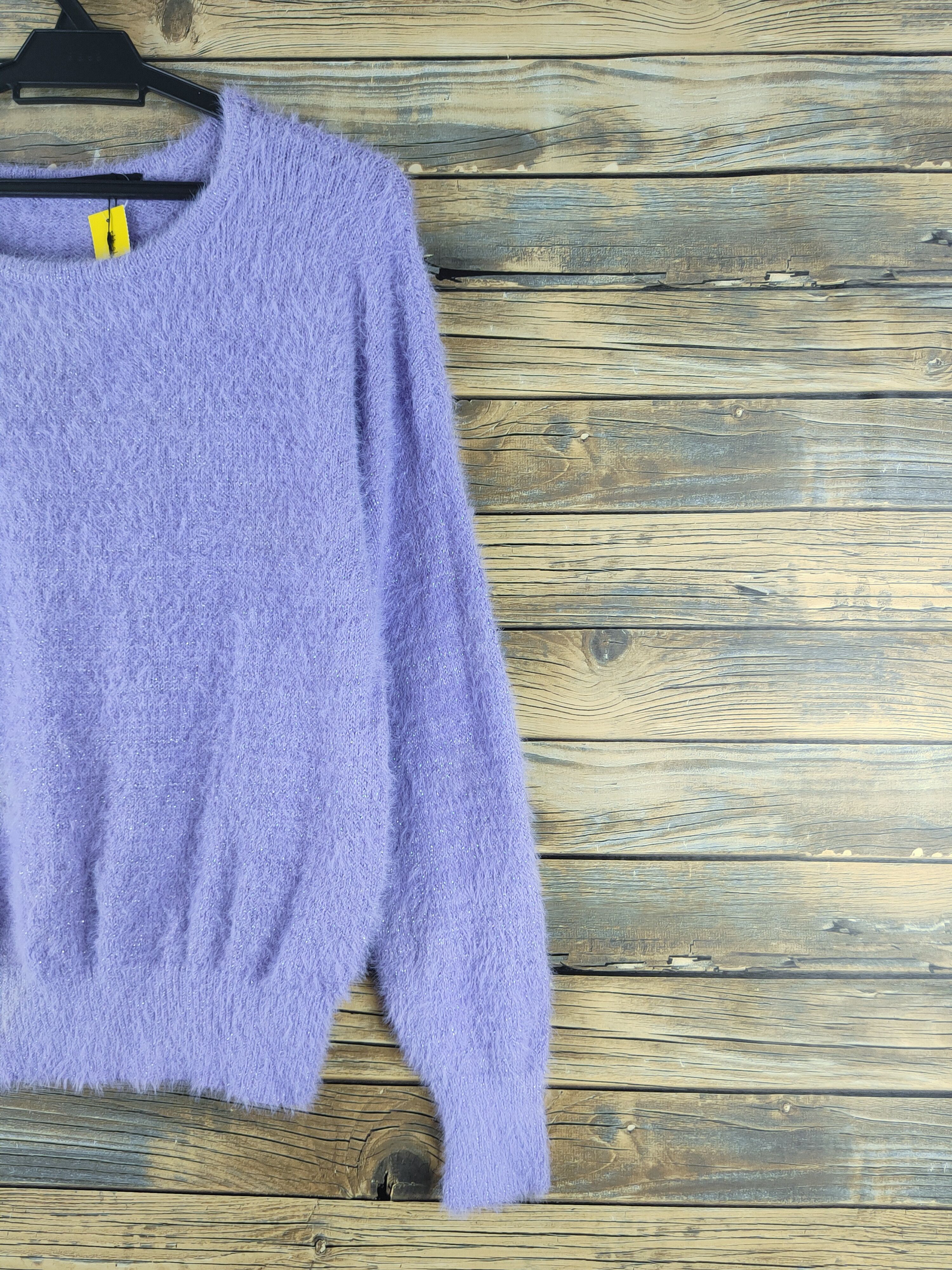Japanese Brand DL Yecca Vecca Light Purple Fur Mohair Knitwear #46-443 Size M / US 6-8 / IT 42-44 - 5 Thumbnail
