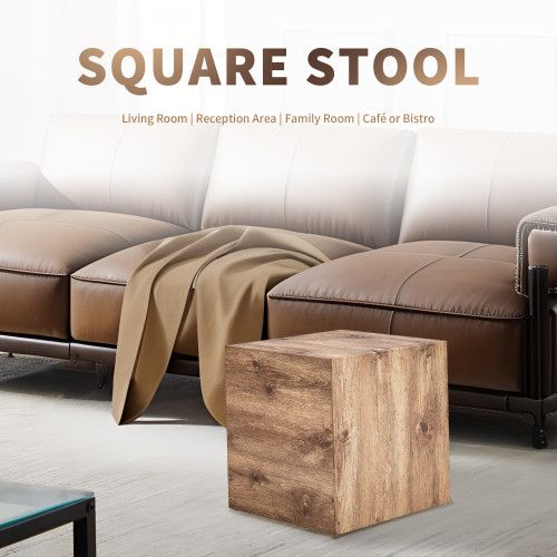 Designer × Homemade Square Stool & Coffee Tables,15.7 Inch sofa End Table, Mid C Size US L / EU 52-54 / 3 - 3 Thumbnail
