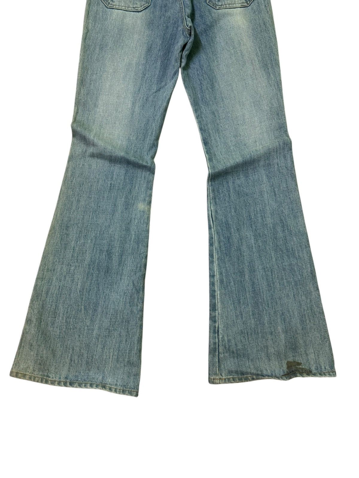 Japanese Brand Flare Vintage Daily Topics Studded Bell Bottom Denim Size US 28 / EU 44 - 12 Thumbnail
