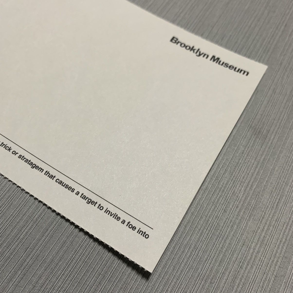Virgil Abloh Virgil Abloh Postcard “European Art School” Size ONE SIZE - 10 Thumbnail