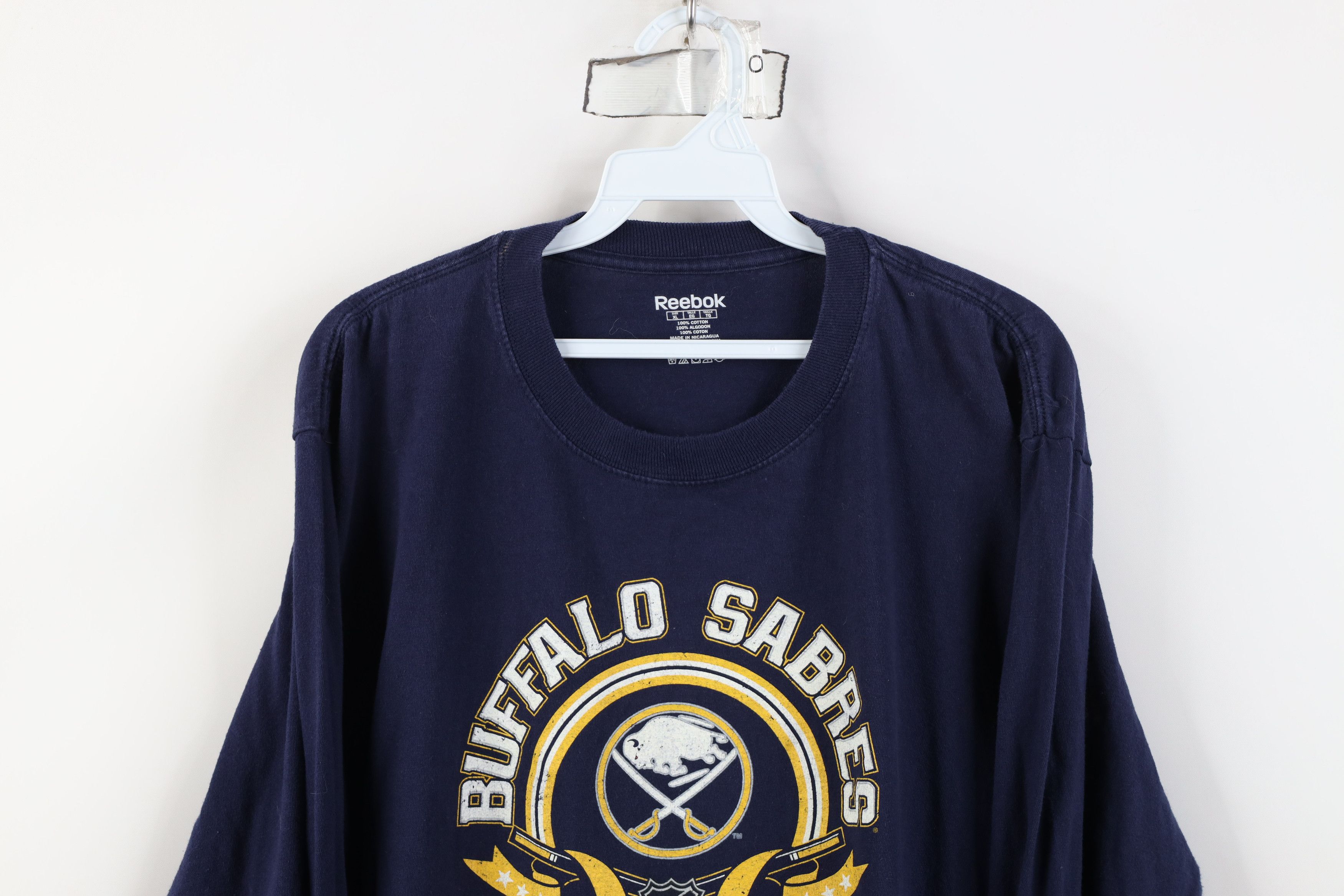 Reebok Vintage Reebok Buffalo Sabres Hockey Long Sleeve T-Shirt Size US XL / EU 56 / 4 - 2 Thumbnail