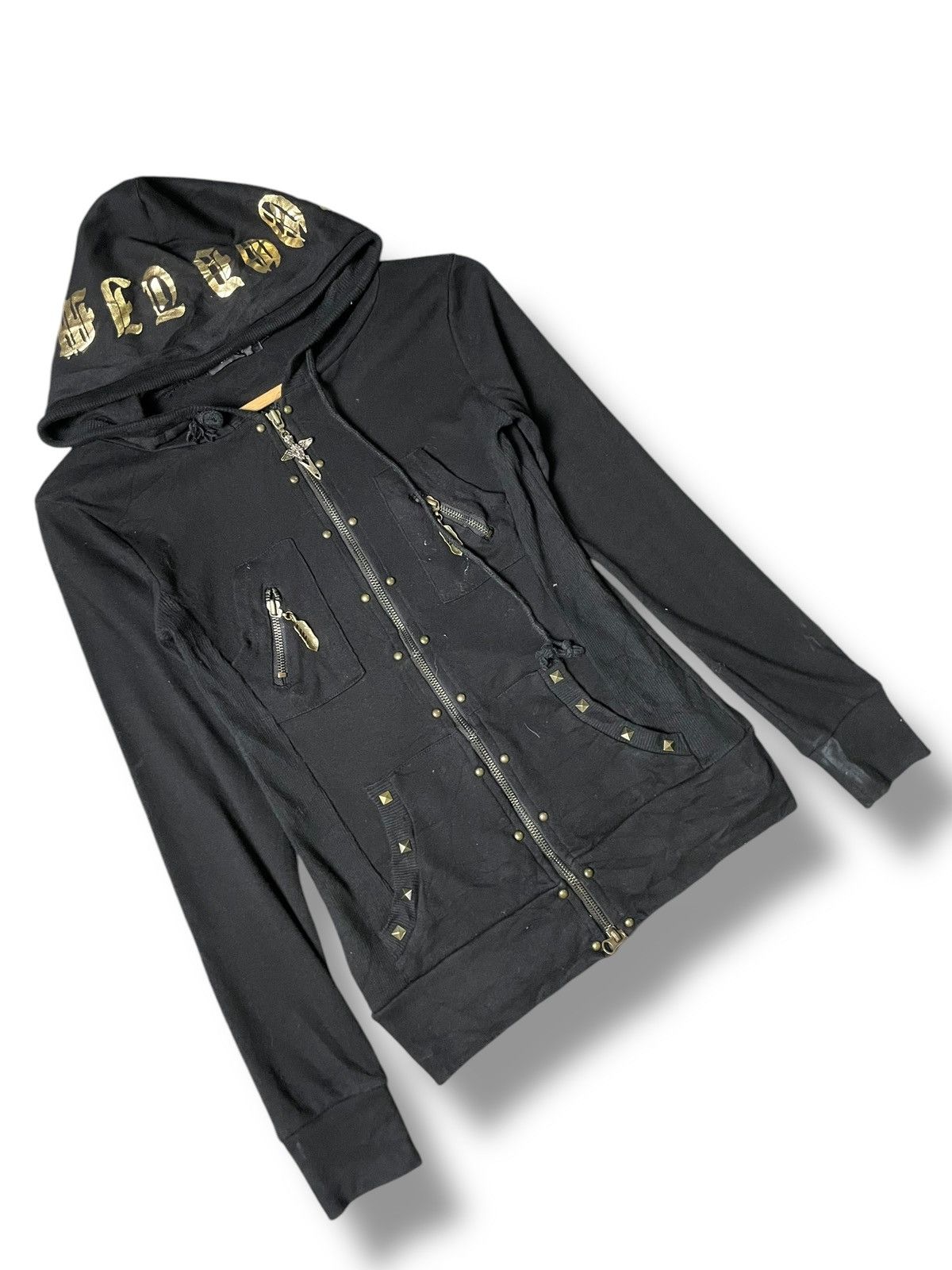 If Six Was Nine × Japanese Brand × Le Grande Bleu (L.G.B.) RISKY Brand Full Zipper Hoodie Jacket (65) Size US XXS / EU 40 - 4 Thumbnail